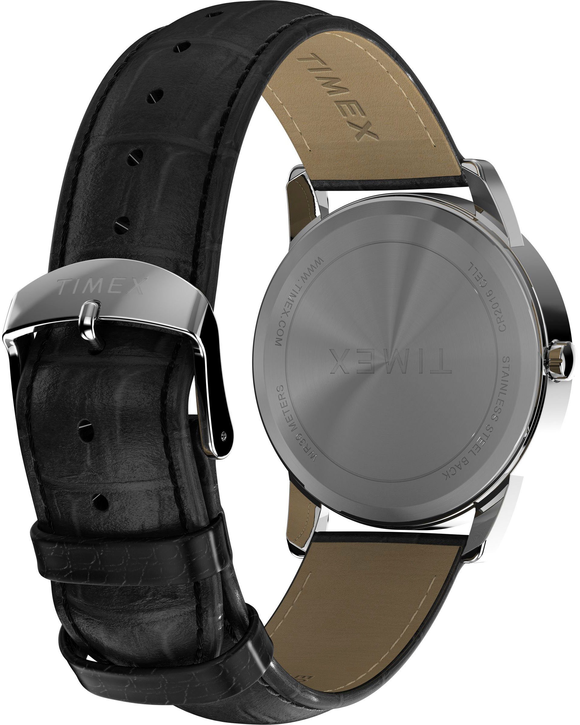 Timex Kwartshorloge EASY READER CLASSIC Horloge, herenhorloge, dameshorloge, leren band, datum