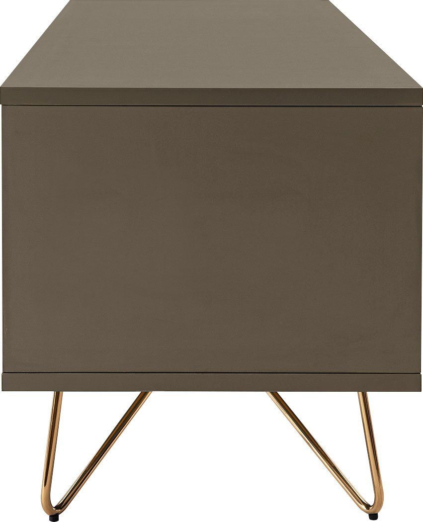 SalesFever Tv-meubel Commode met kleppendempers, hairpin benen