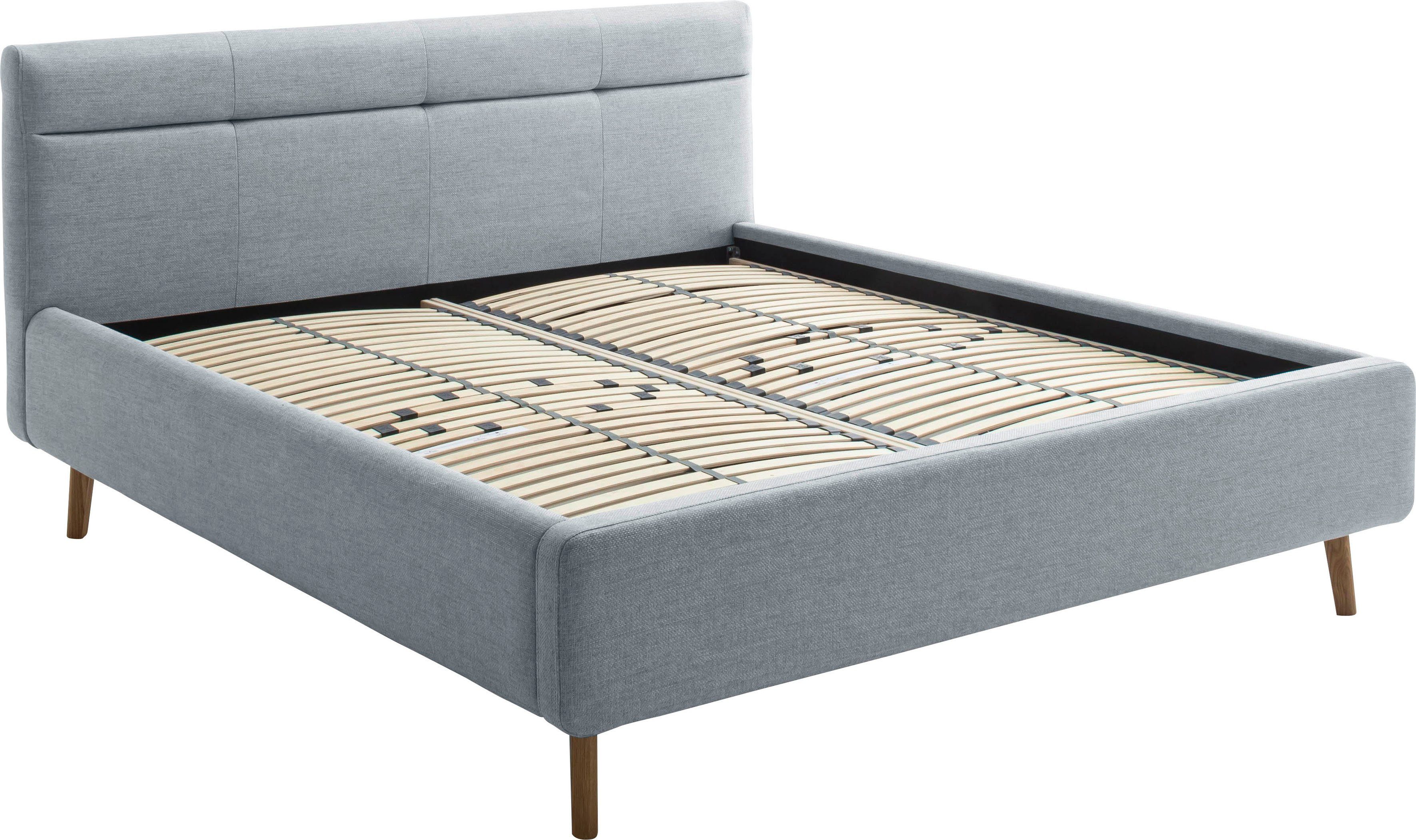 meise.möbel Gestoffeerd bed Lotte met lattenbodem en bedkist