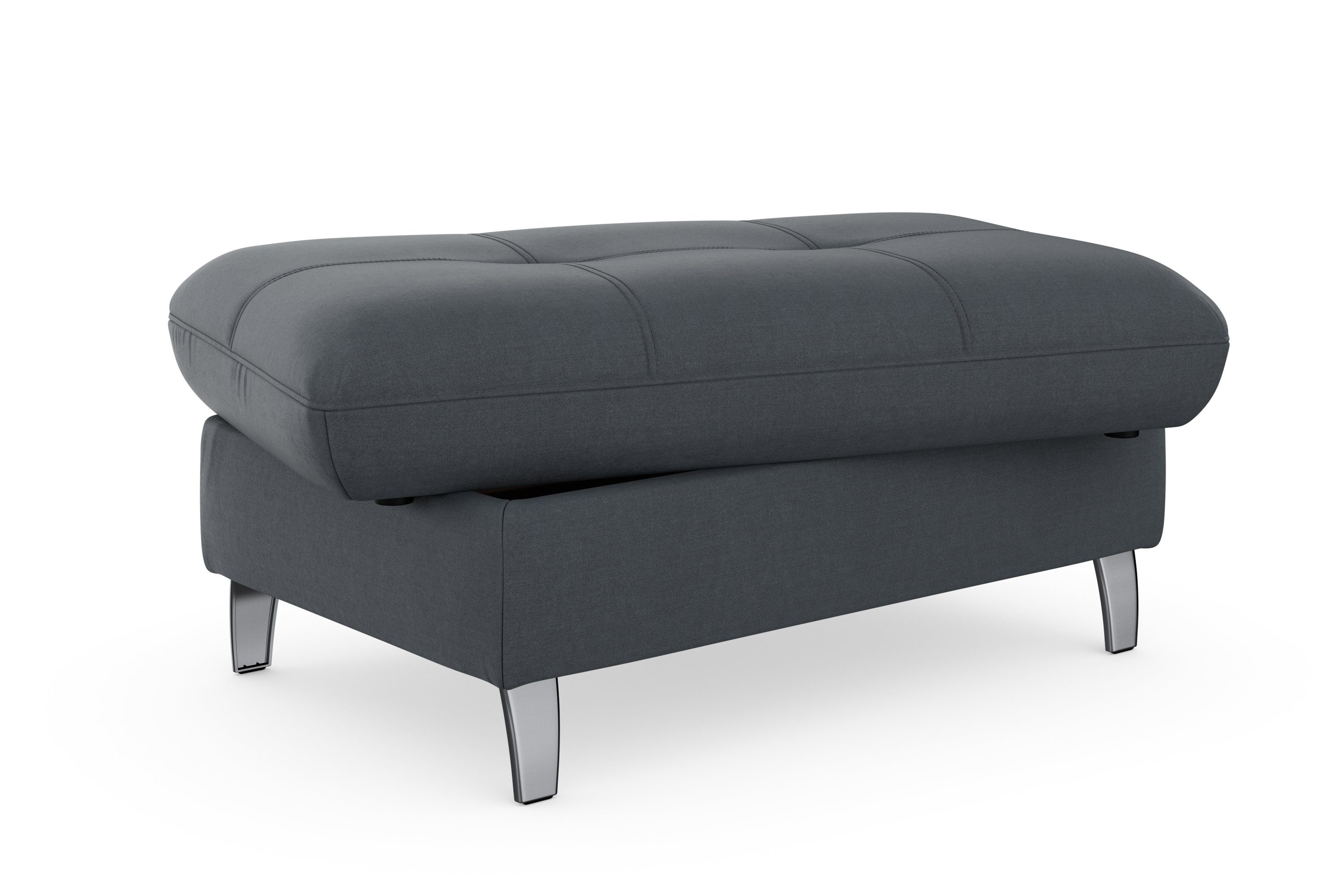 sit&more Hocker met bergruimte Maggiore met bergruimte en moderne metalen poten