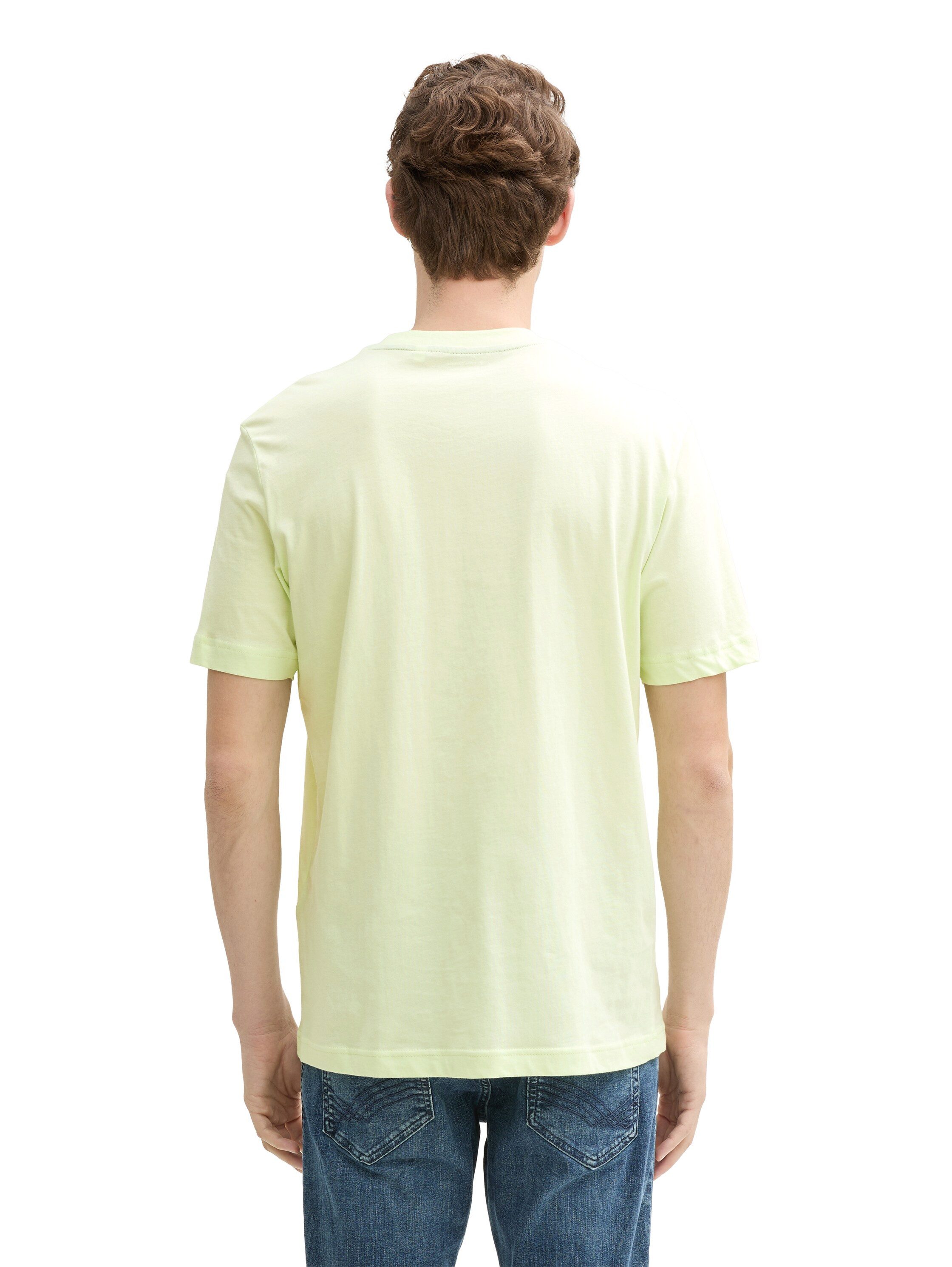 Tom Tailor T-shirt met grote logo-frontprint