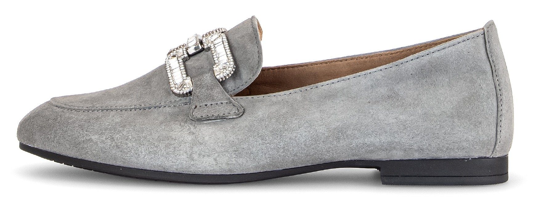 Gabor Loafers Slipper, feestdagsschoen, instapschoen met edel sieraandeel