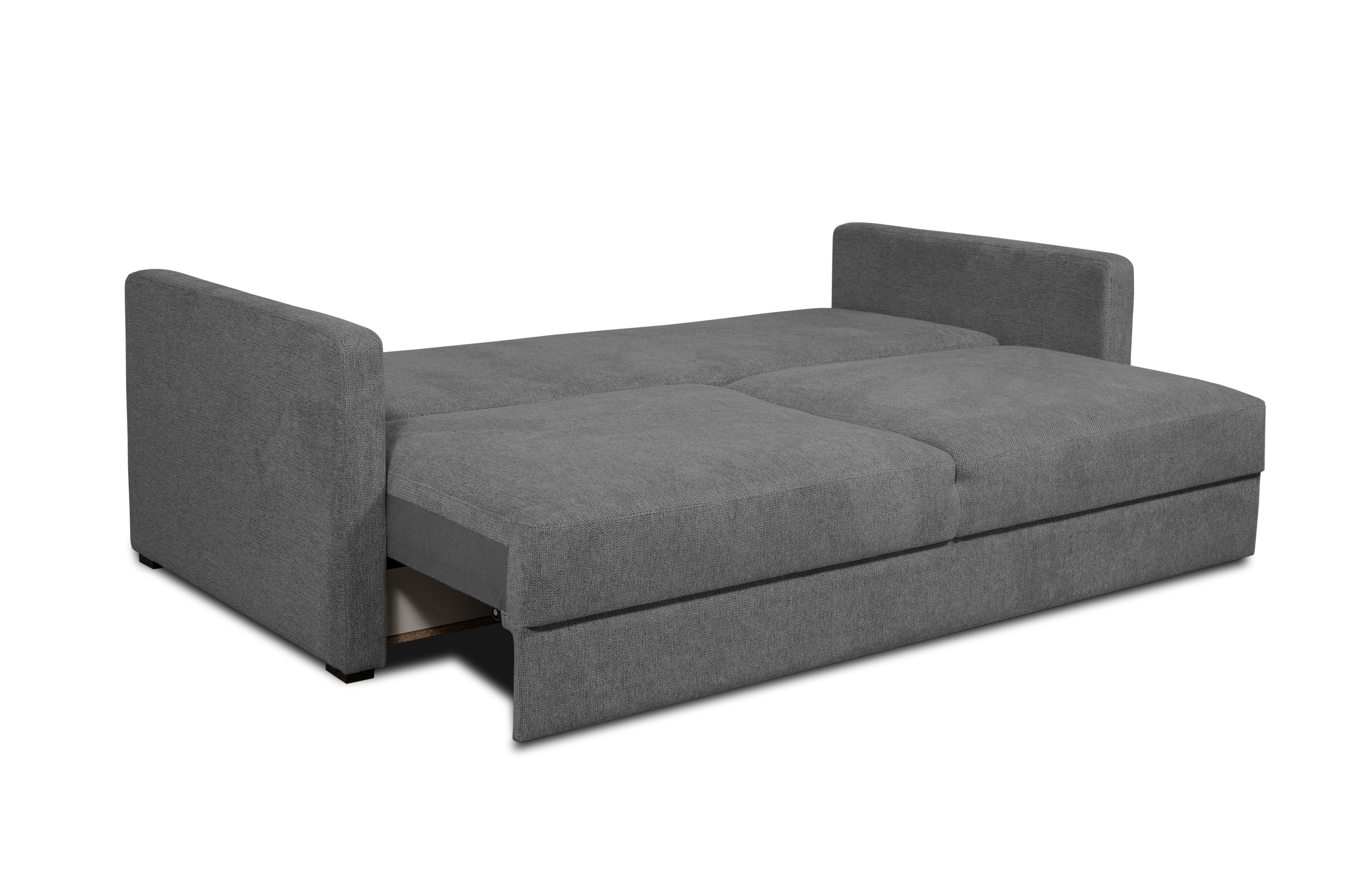 Home affaire Slaapbank Calrence met opklapbare slaapfunctie, twee armleuningversies in de serie