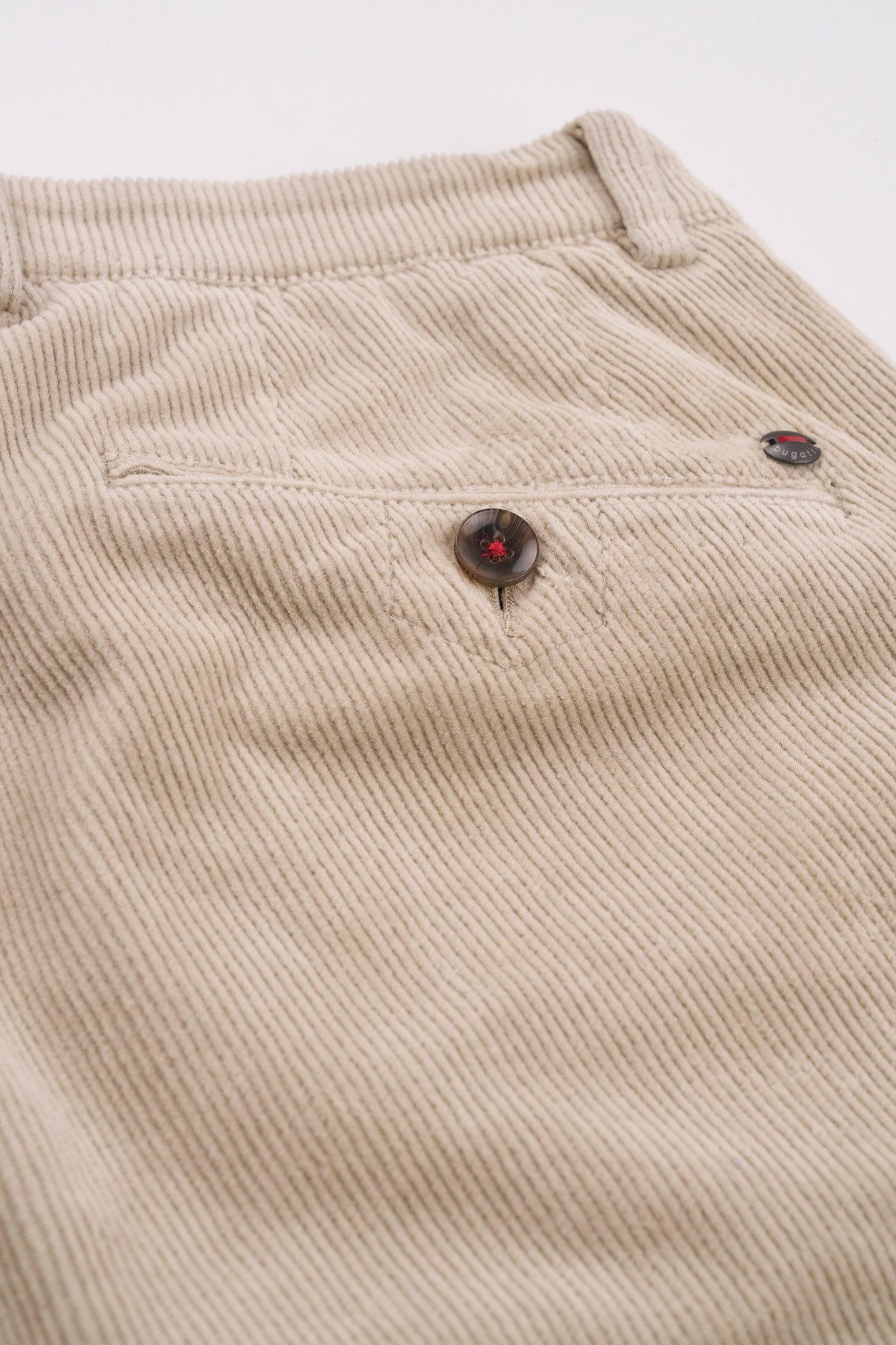 Bugatti Cordbroek van elastisch katoen