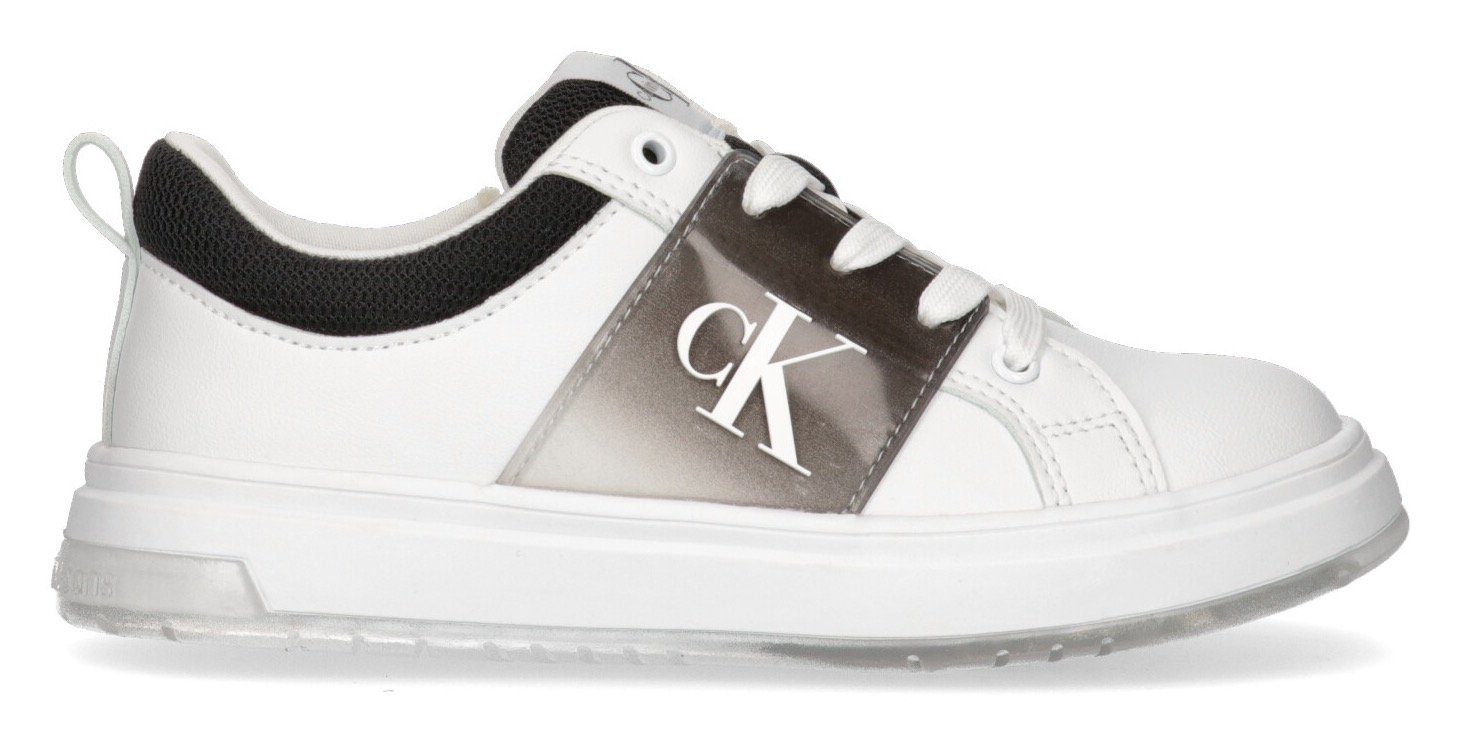 Calvin Klein Sneakers LOW CUT LACE-UP SNEAKER met extra rits, vrijetijdsschoen, lage schoen, veterschoen