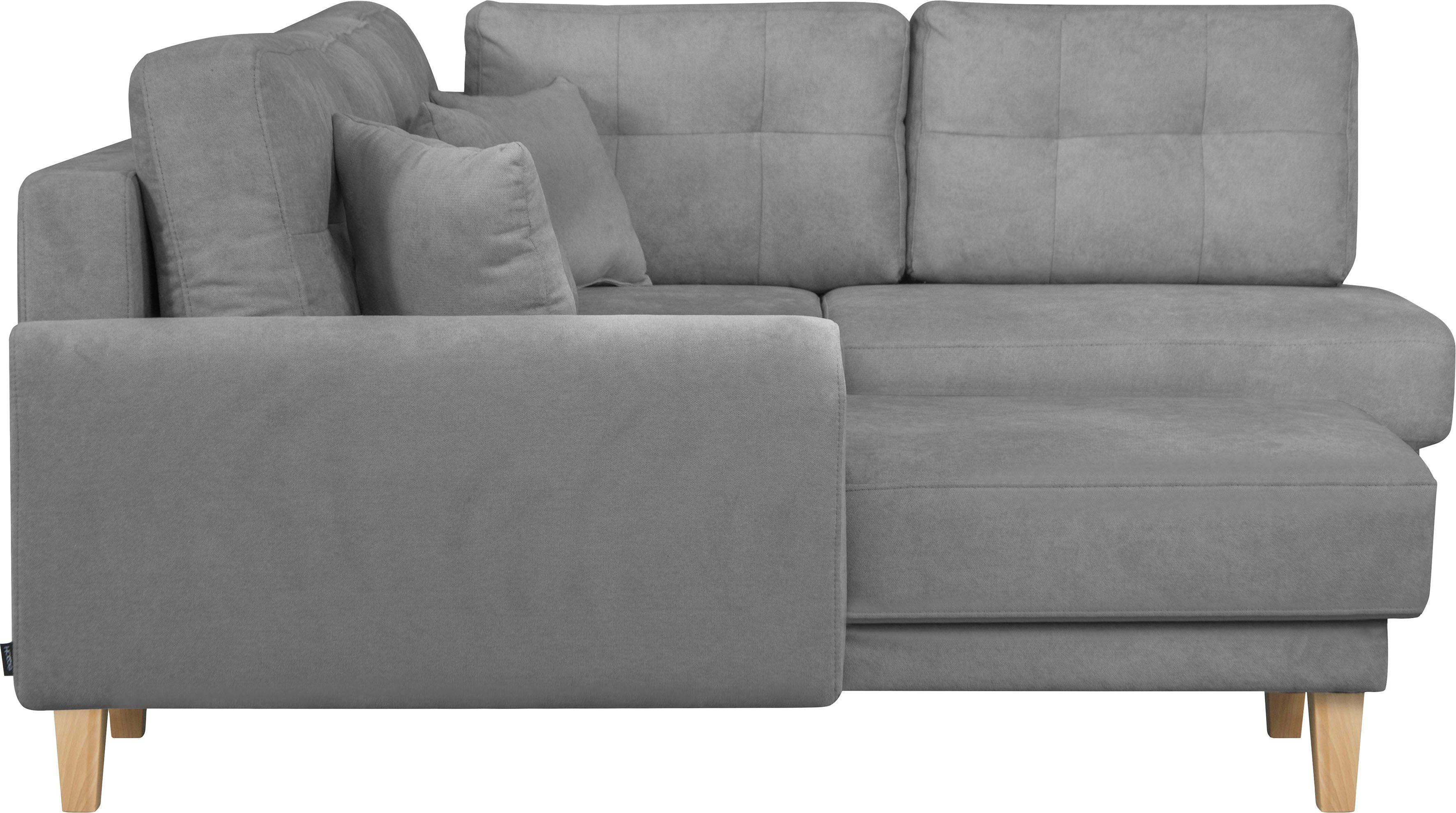 Home affaire Zithoek TRIPLO U-vorm optioneel met slaapfunctie, B/D/H: 310/192/90 cm (3-delig)