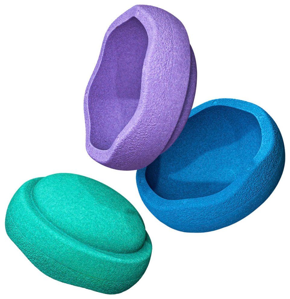 Stapelstein Balancetrainer Original cool classic 180 g licht en tot 180 kg belastbaar (set, 3-delig)