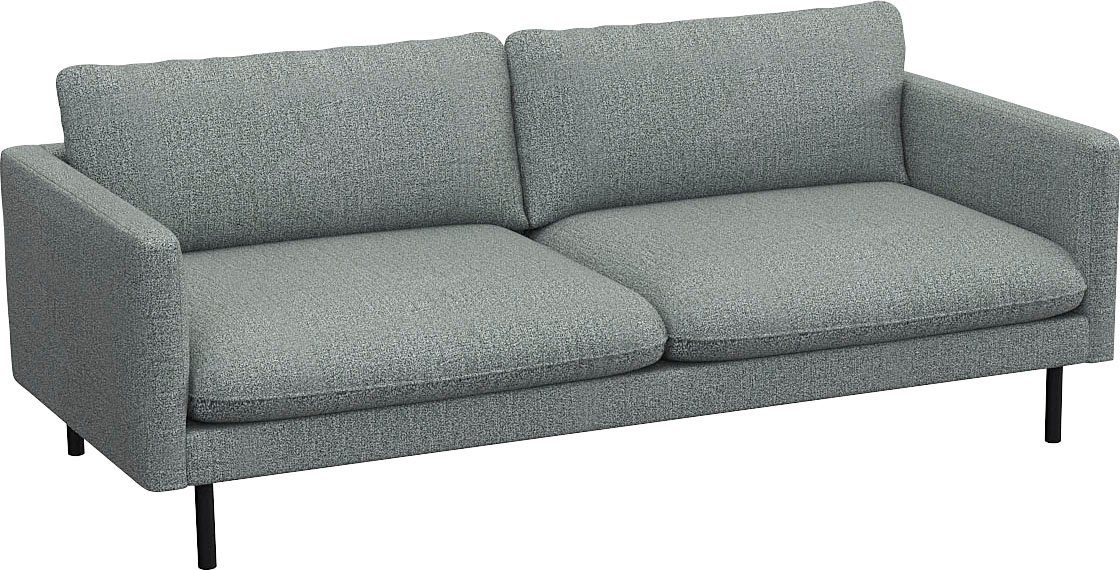 FLEXLUX 3,5-zitsbank Bolzano, megabank, actueel design, zeer comfortabel door koudschuim, in de zitting, losse zit- en rugkussens