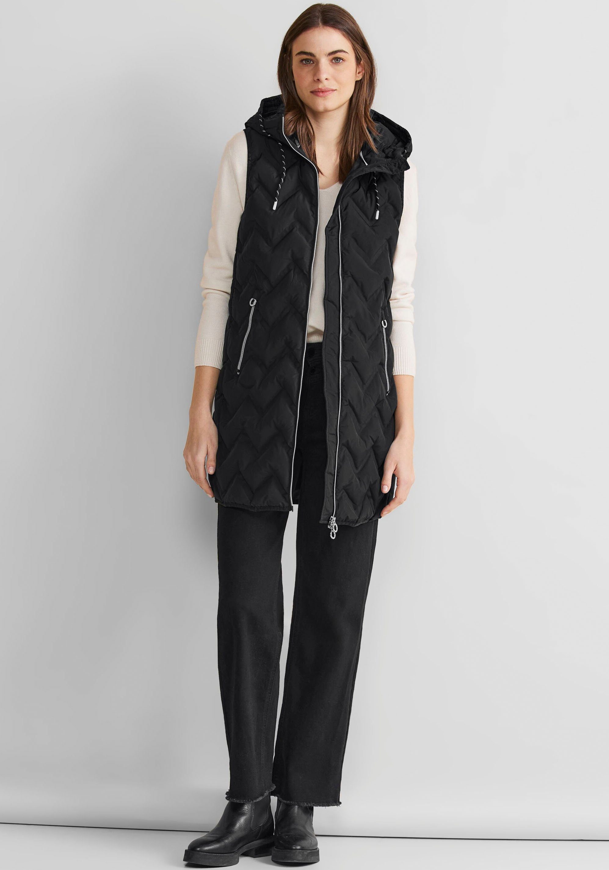 STREET ONE Lang gilet in lang model