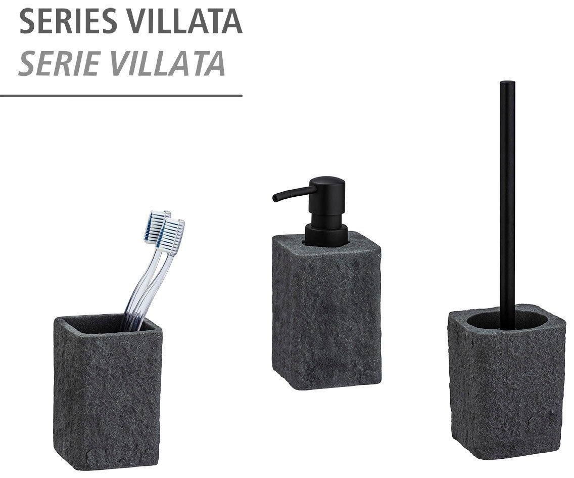 WENKO Zeepdispenser Villata Grijs, 300 ml (1-delig)
