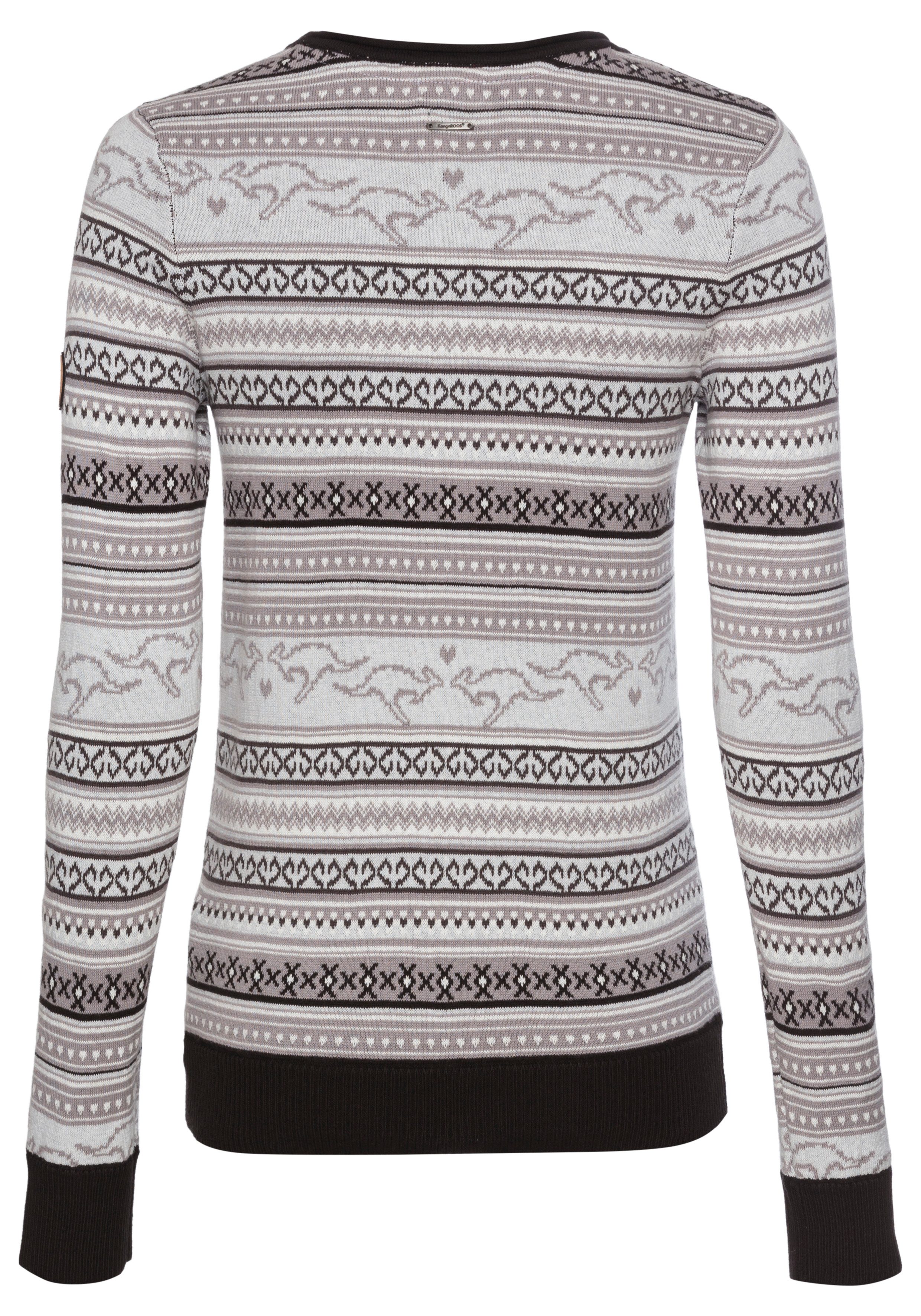 KangaROOS Noorse trui van jacquard-tricot