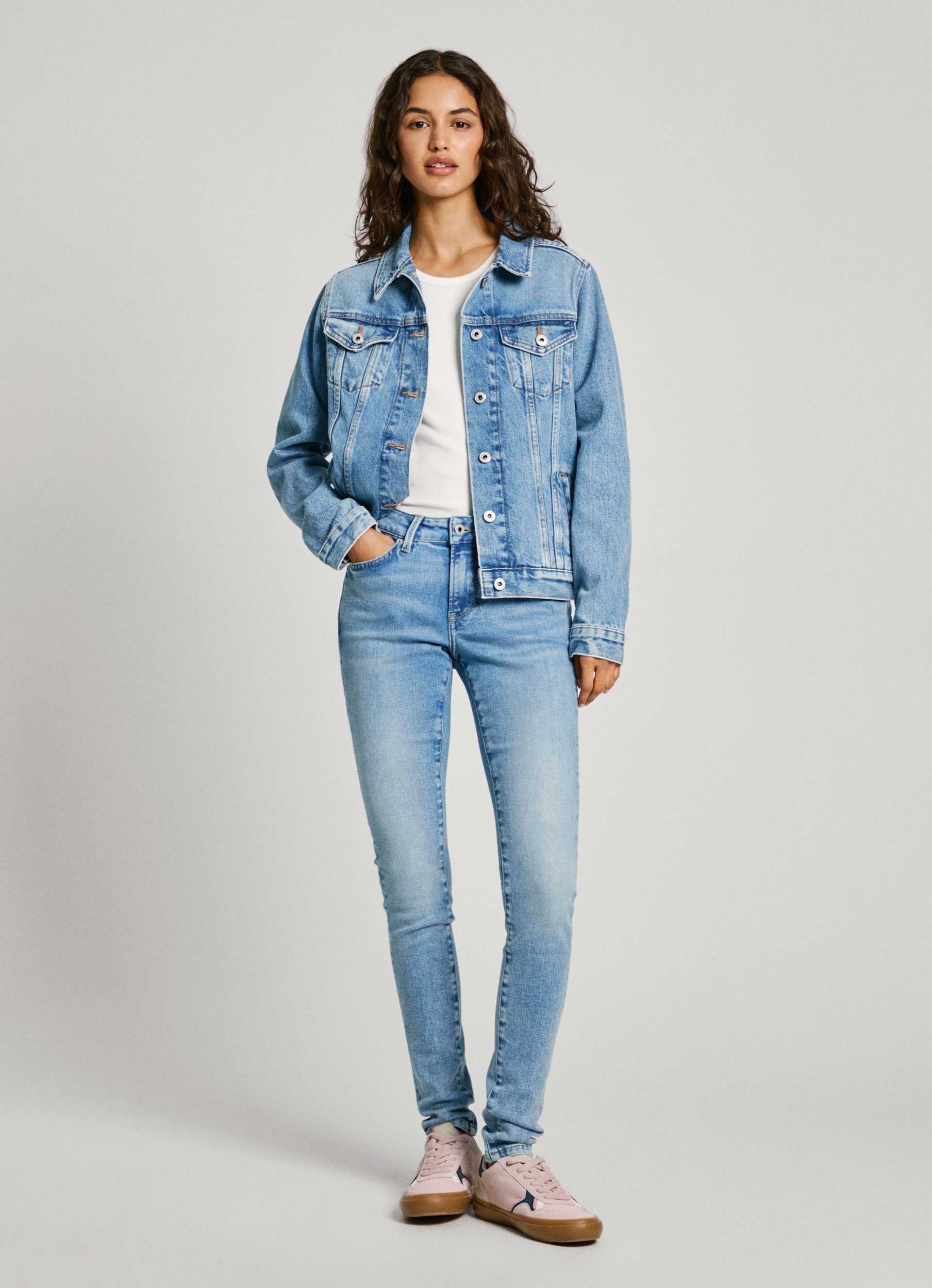 Pepe Jeans jack REGULAR JACKET in authentieke denimkwaliteit