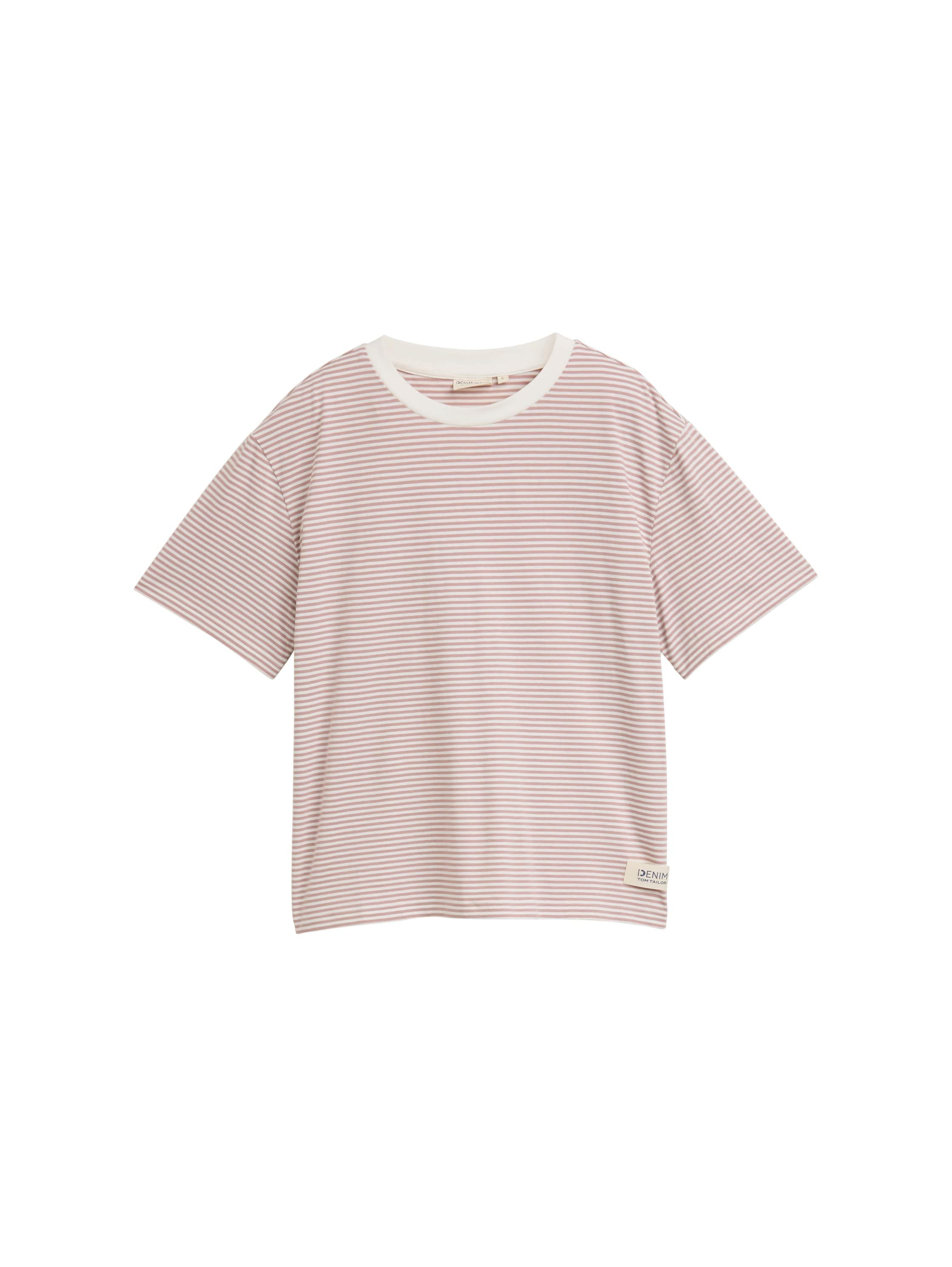Tom Tailor Denim T-shirt met streepmotief