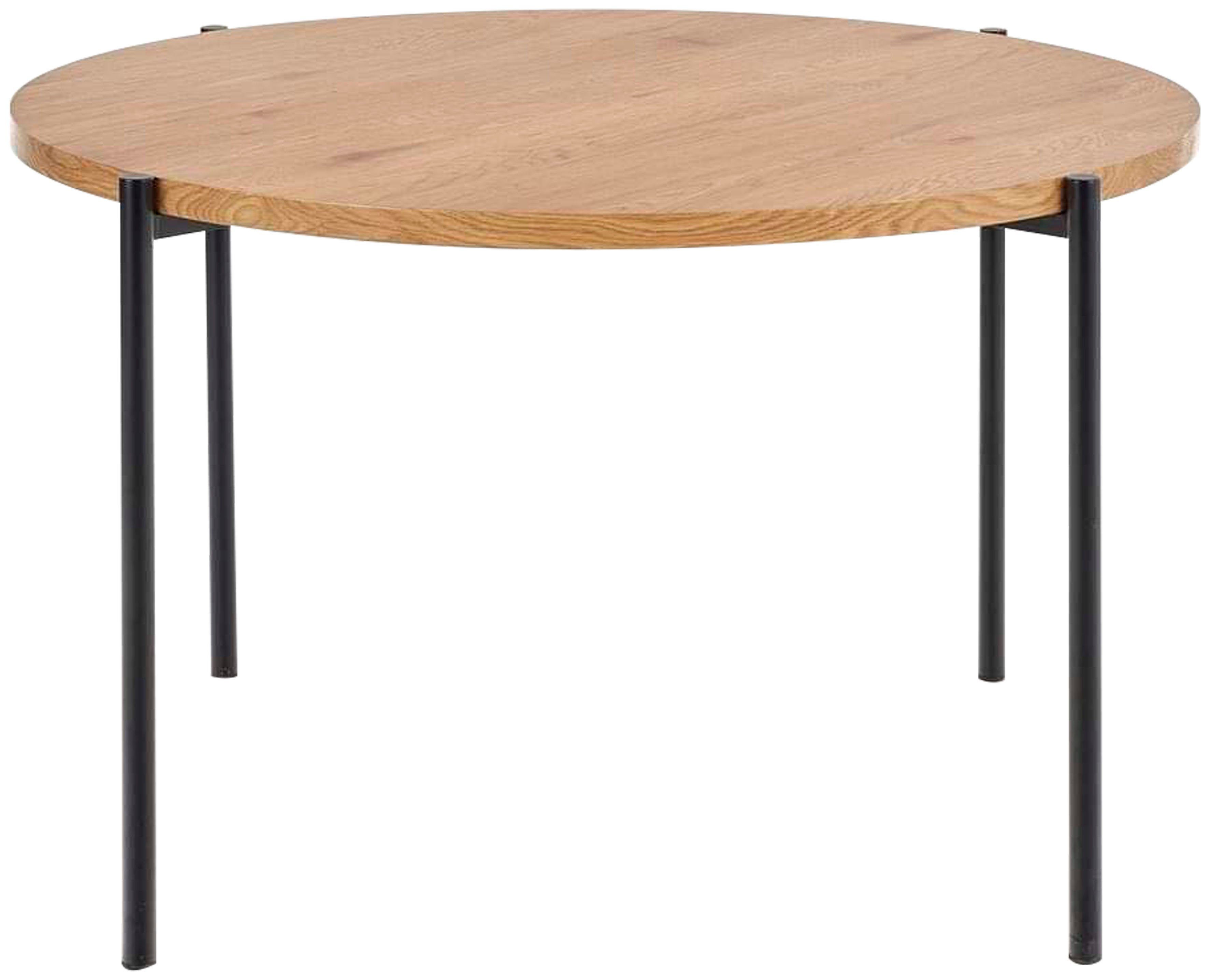 andas Salontafel Vantaa Tafelblad van massief eiken, algemene afm. (bxdxh): 60x60x45 cm