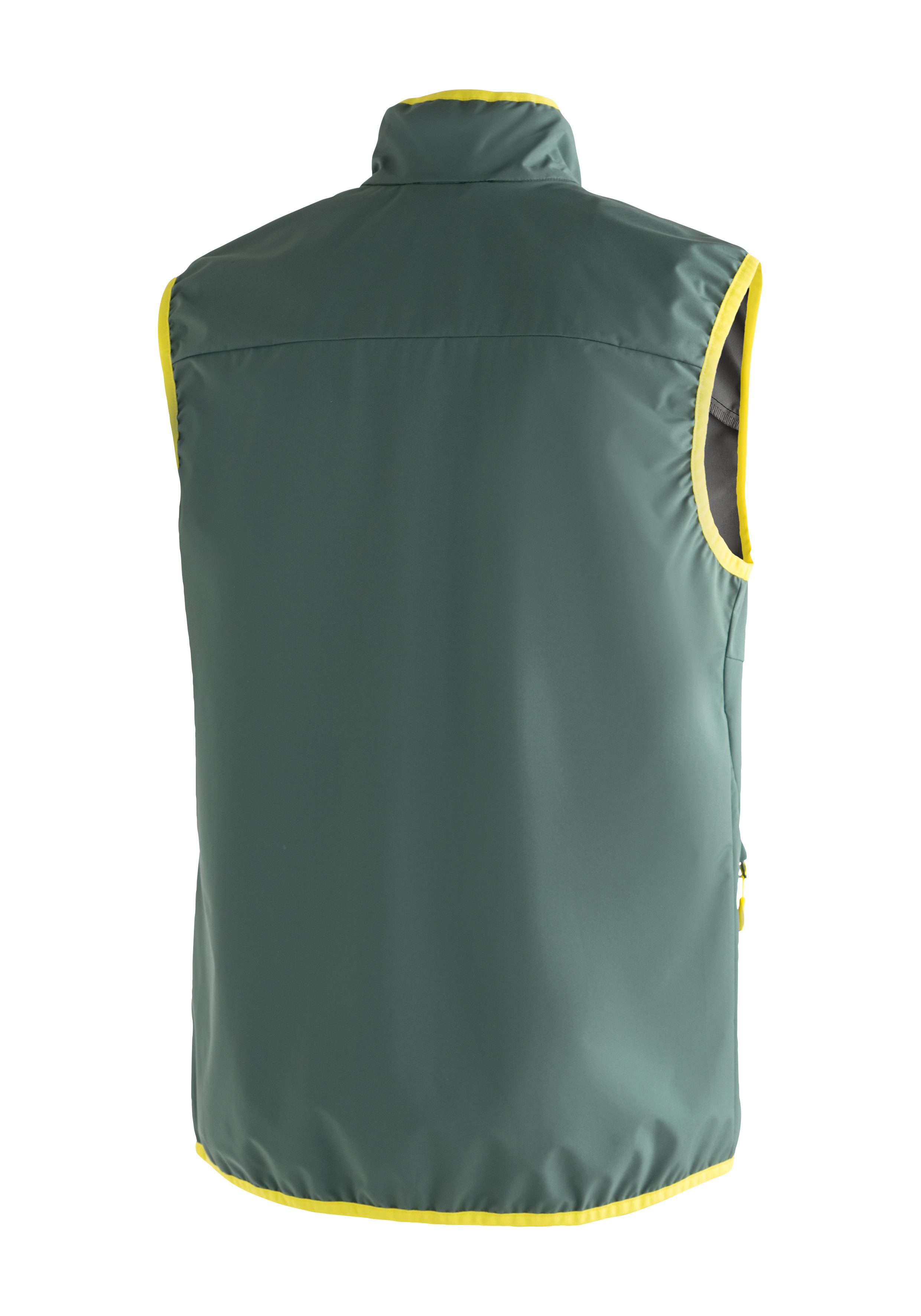 Maier Sports Softshell-bodywarmer Brims Vest M ademende herenvest, waterafstotende outdoorvest