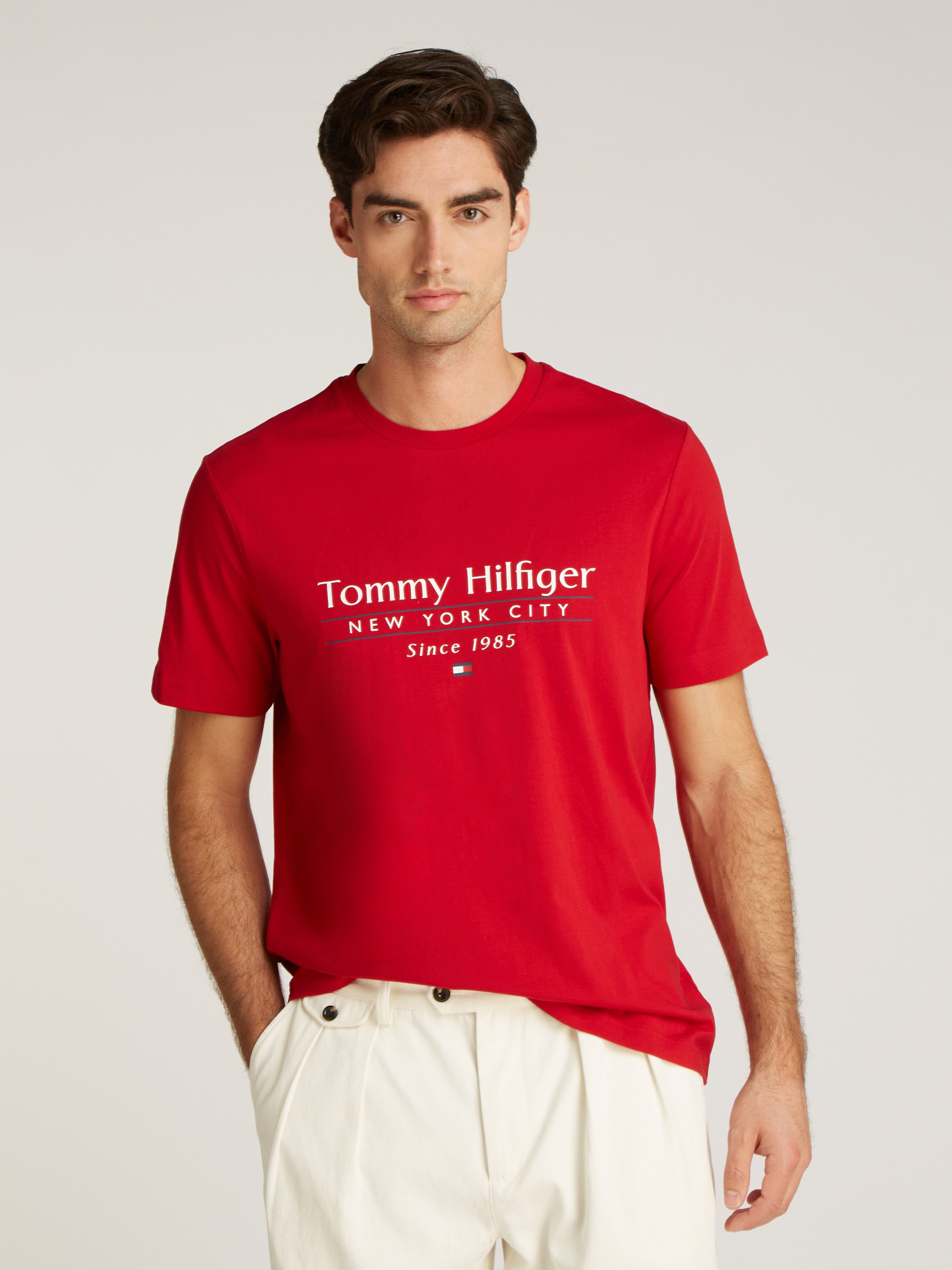 Tommy Hilfiger T-shirt HILFIGER CENTER STACK TEE