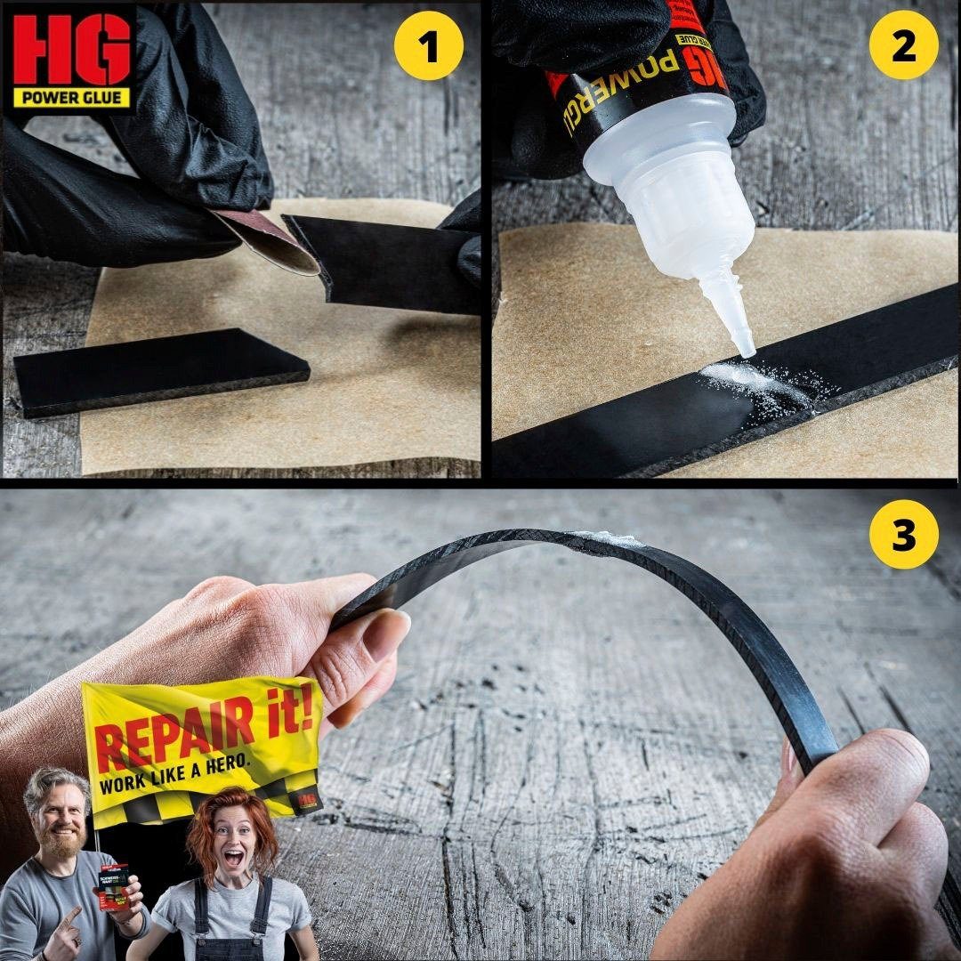 HG Lijm PowerGlue Professionele XXL-koffer, de lasnaad uit de fles