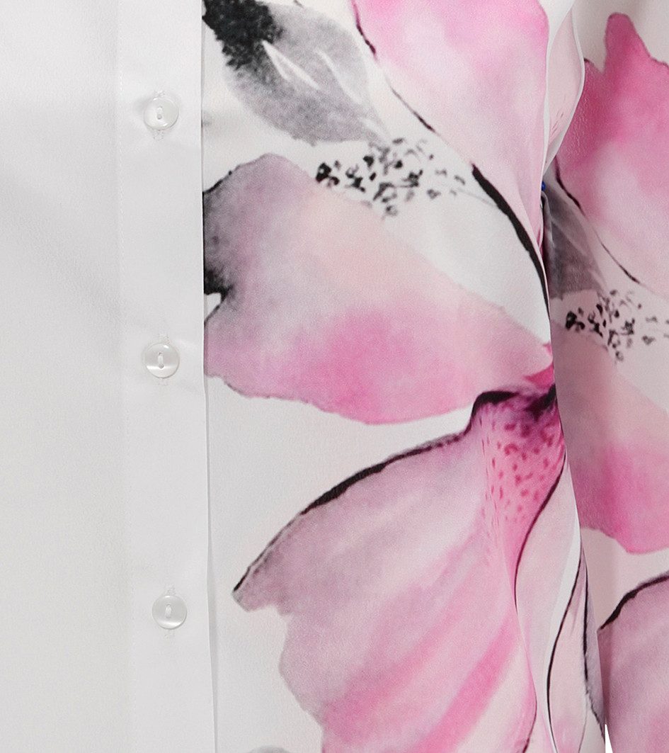 Aniston SELECTED Overhemdblouse met weelderig geplaatste bloemenprint - nieuwe kollectie