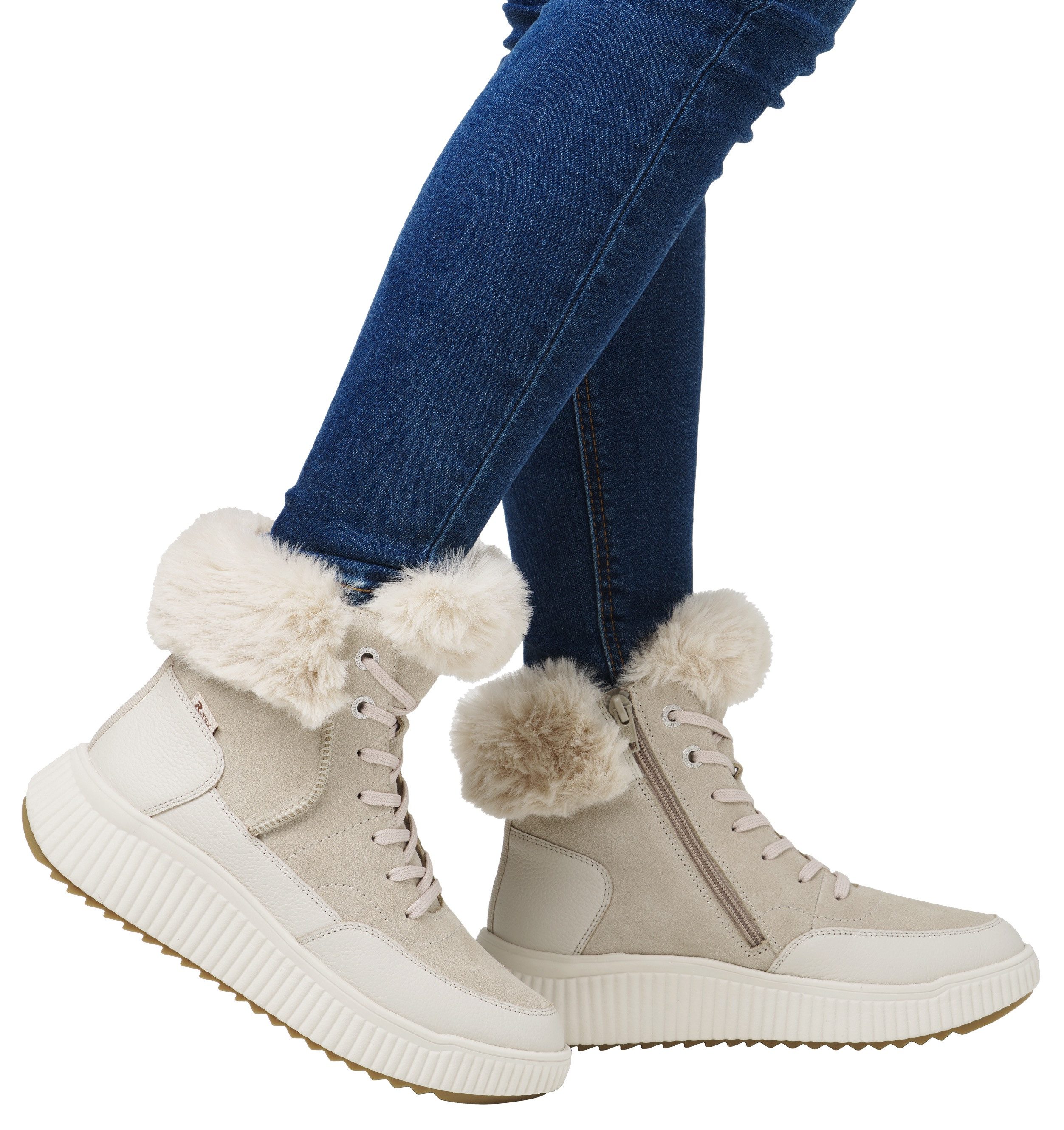 Rieker EVOLUTION Winterlaarzen Sneeuwlaarzen, veterschoenen in smalle vorm
