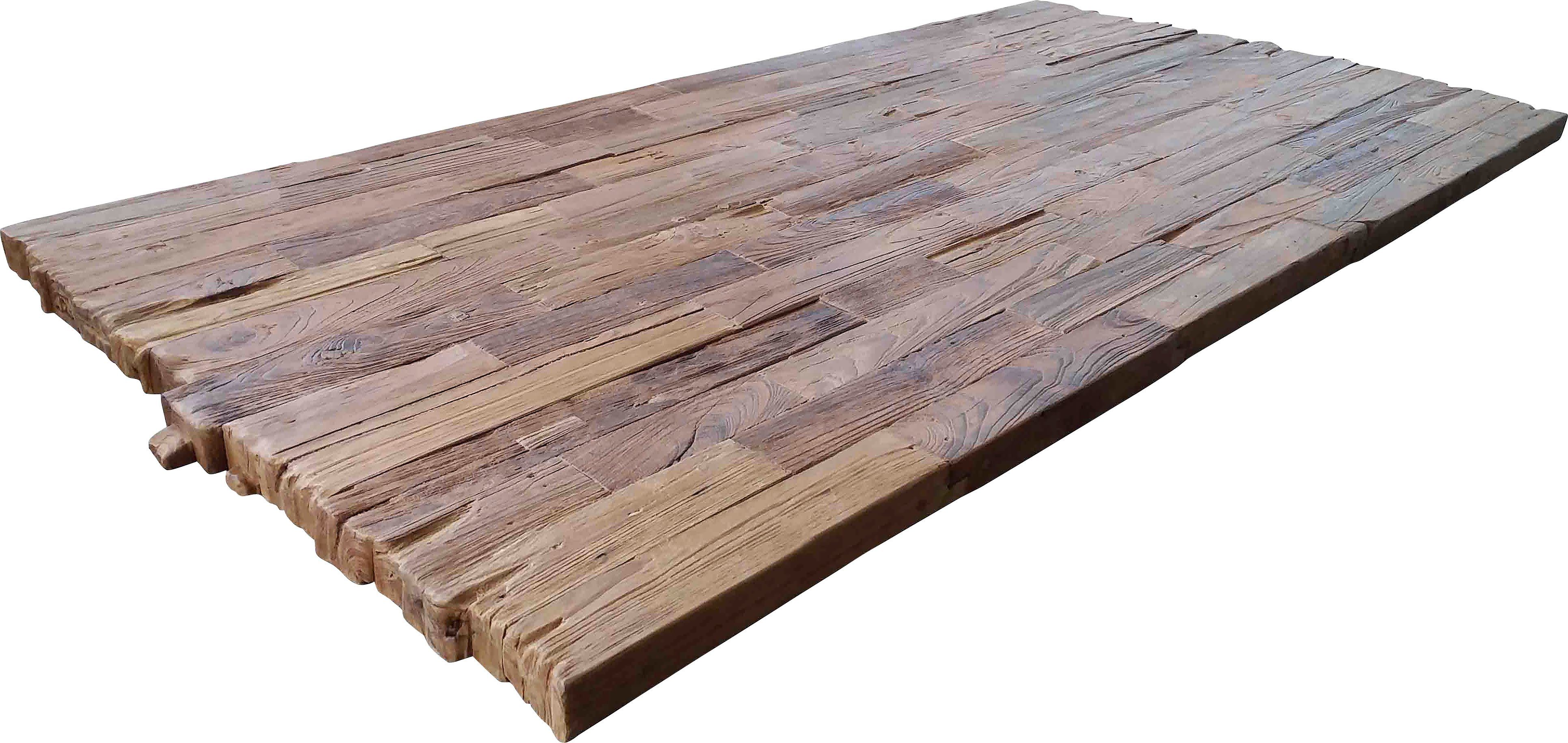 SIT Eettafel Plaat van gerecycled teakhout