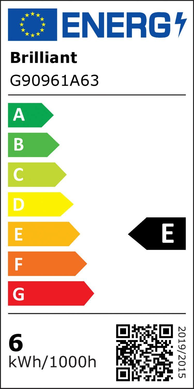 Brilliant Leuchten Wandlamp voor buiten Hilly LED deurverlichting - afstralingshoek verstelbaar - 10x10x10 cm