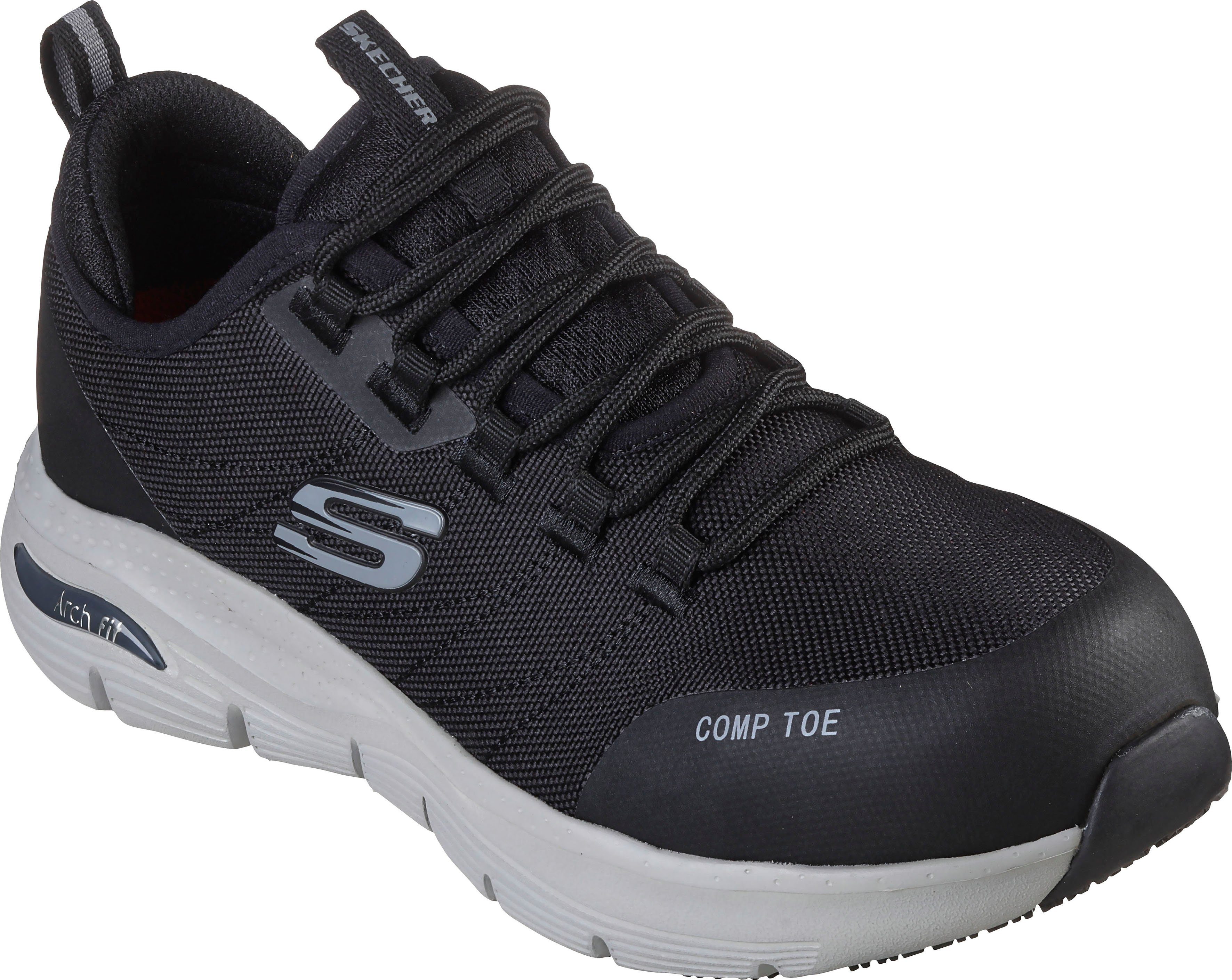 Skechers Veiligheidsschoenen ARCH FIT SR-EBINAL S3 ESD licht en sportief doorsteekveilig