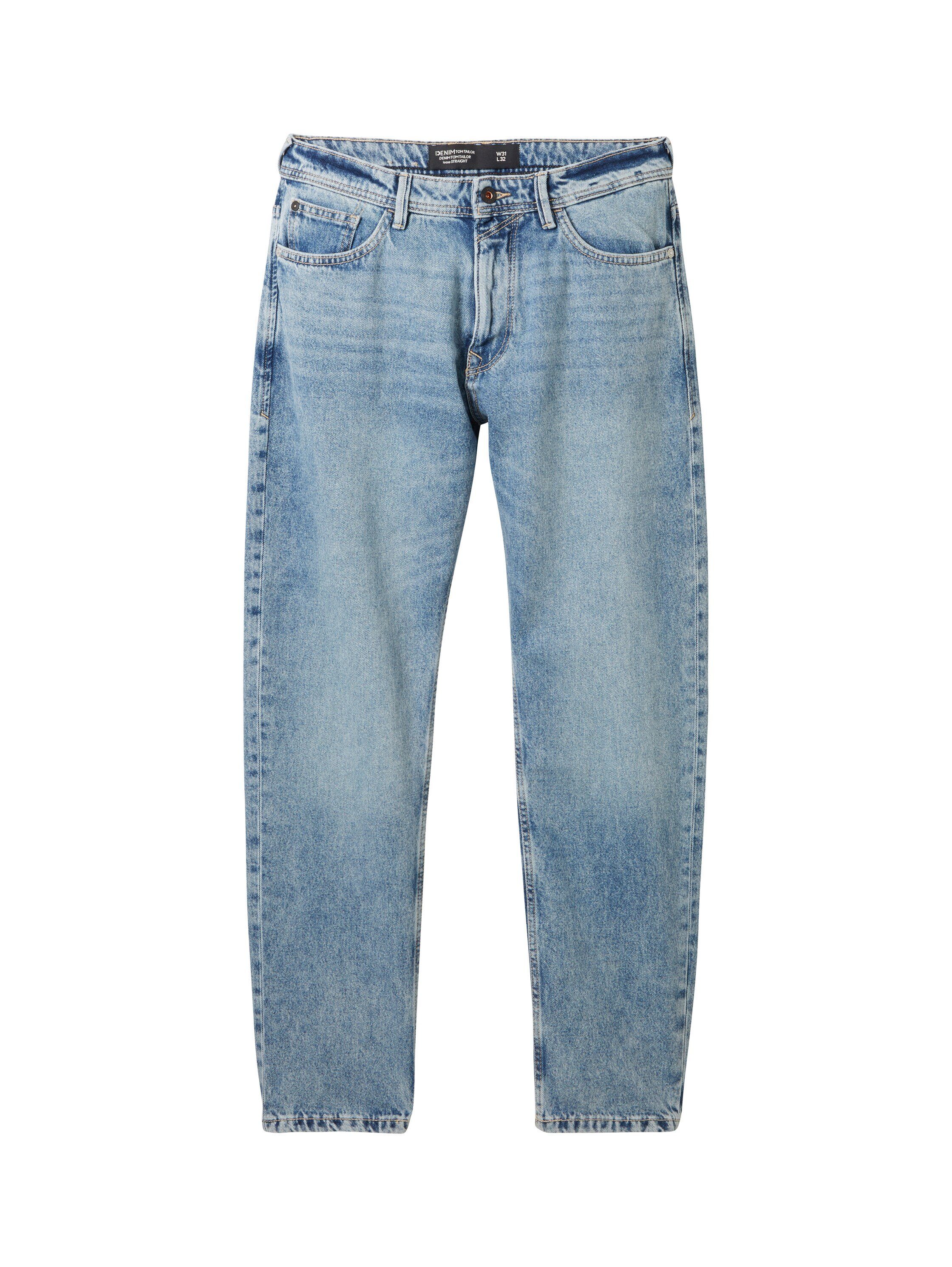 Tom Tailor Denim Straight jeans in five-pocketsstijl