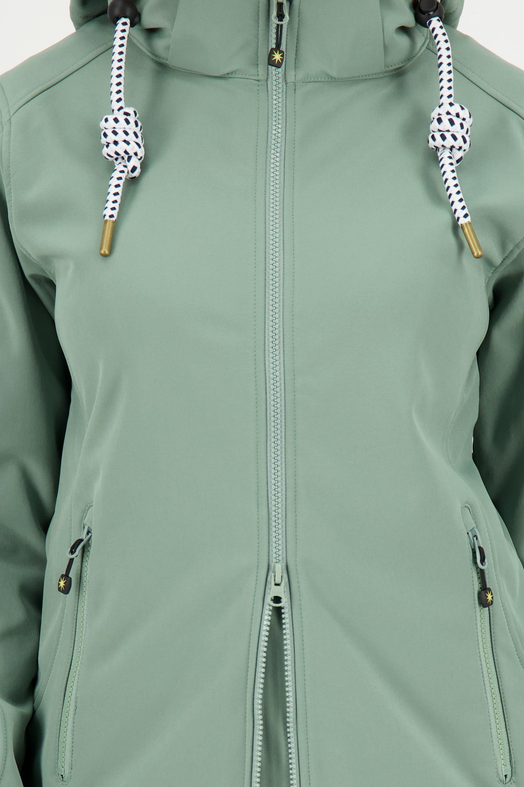 DEPROC Active Softshell-jack PEAK CREEK WOMEN met afneembare capuchon