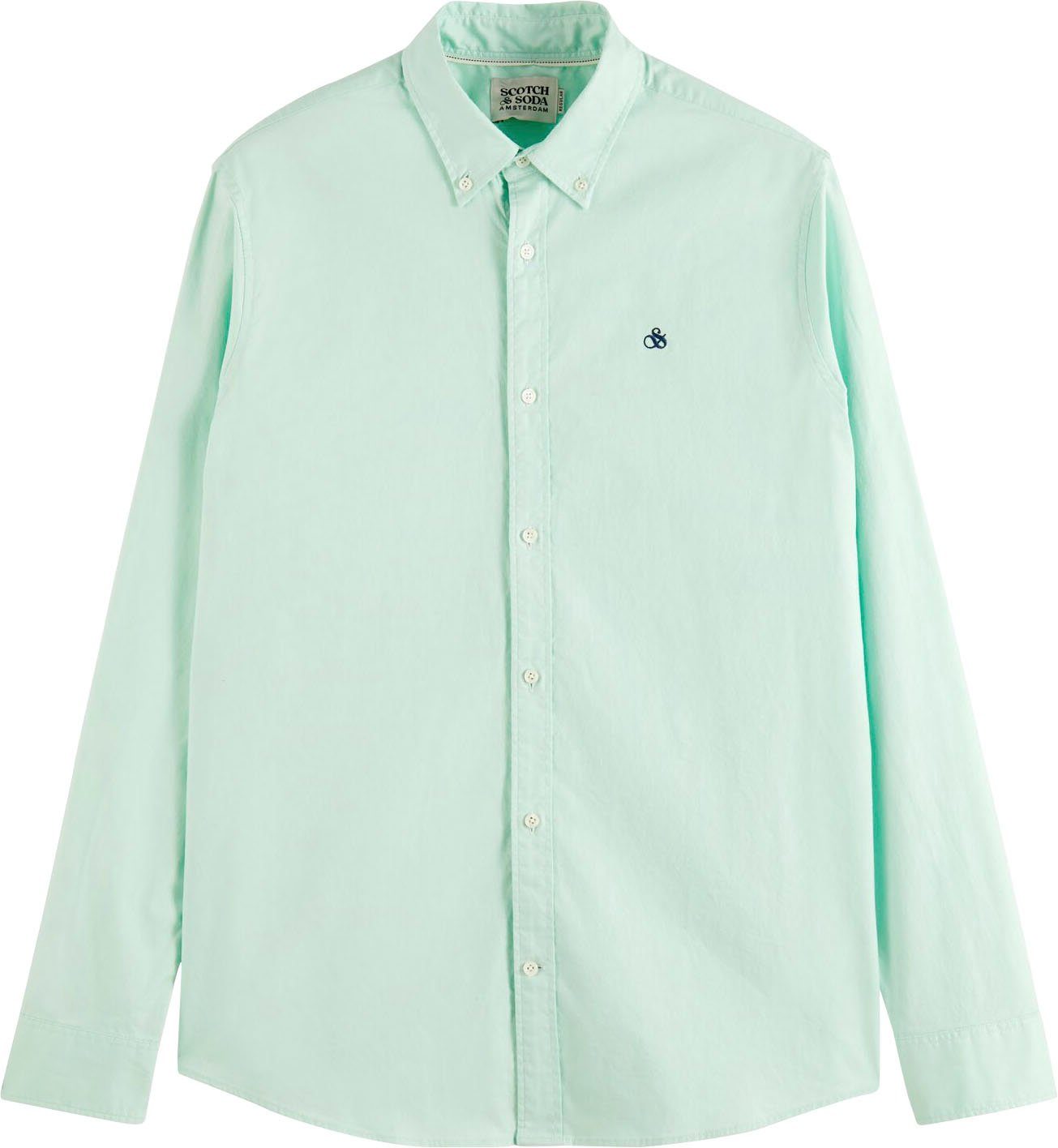 Scotch & Soda Overhemd met lange mouwen Essentials - Regular-Fit Organic Cotton Oxford Shirt