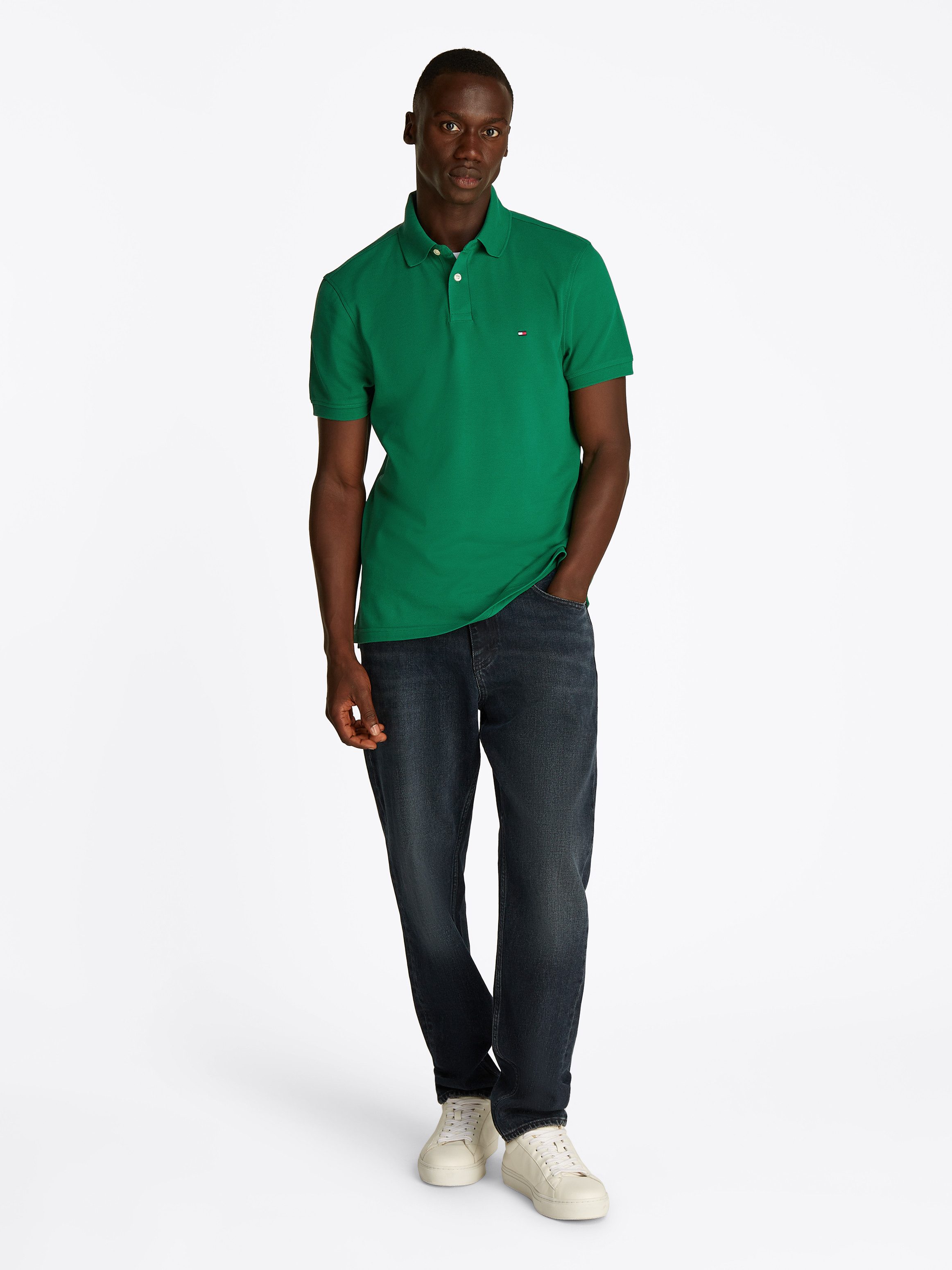 Tommy Hilfiger Poloshirt 1985 REGULAR POLO met contraststrepen in de kraag
