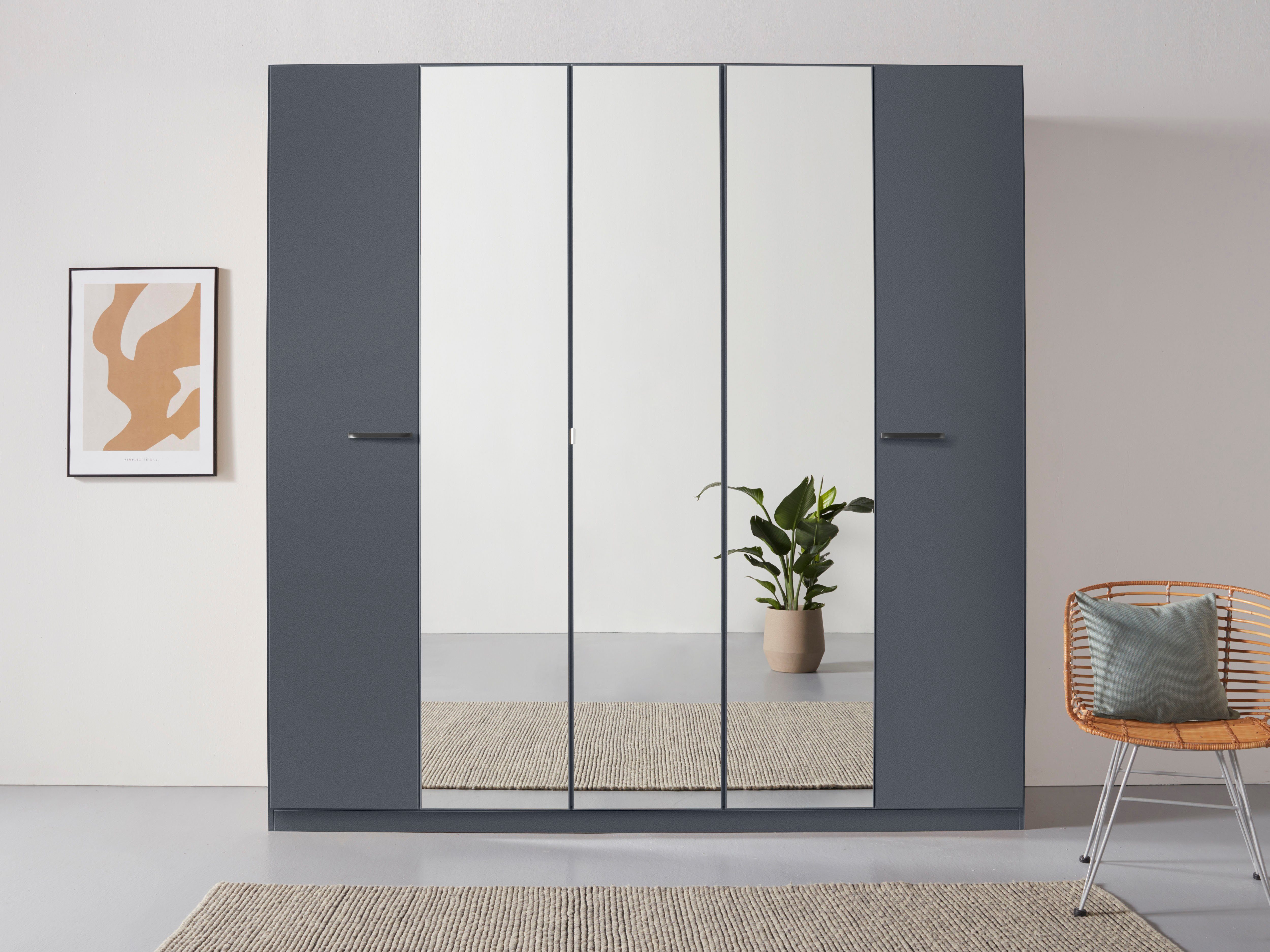 rauch Draaideurkast Kledingkast kast garderobe TOPSELLER OTELI incl. binnenindeling met 3 binnenlades extra planken optioneel met spiegel made in germany