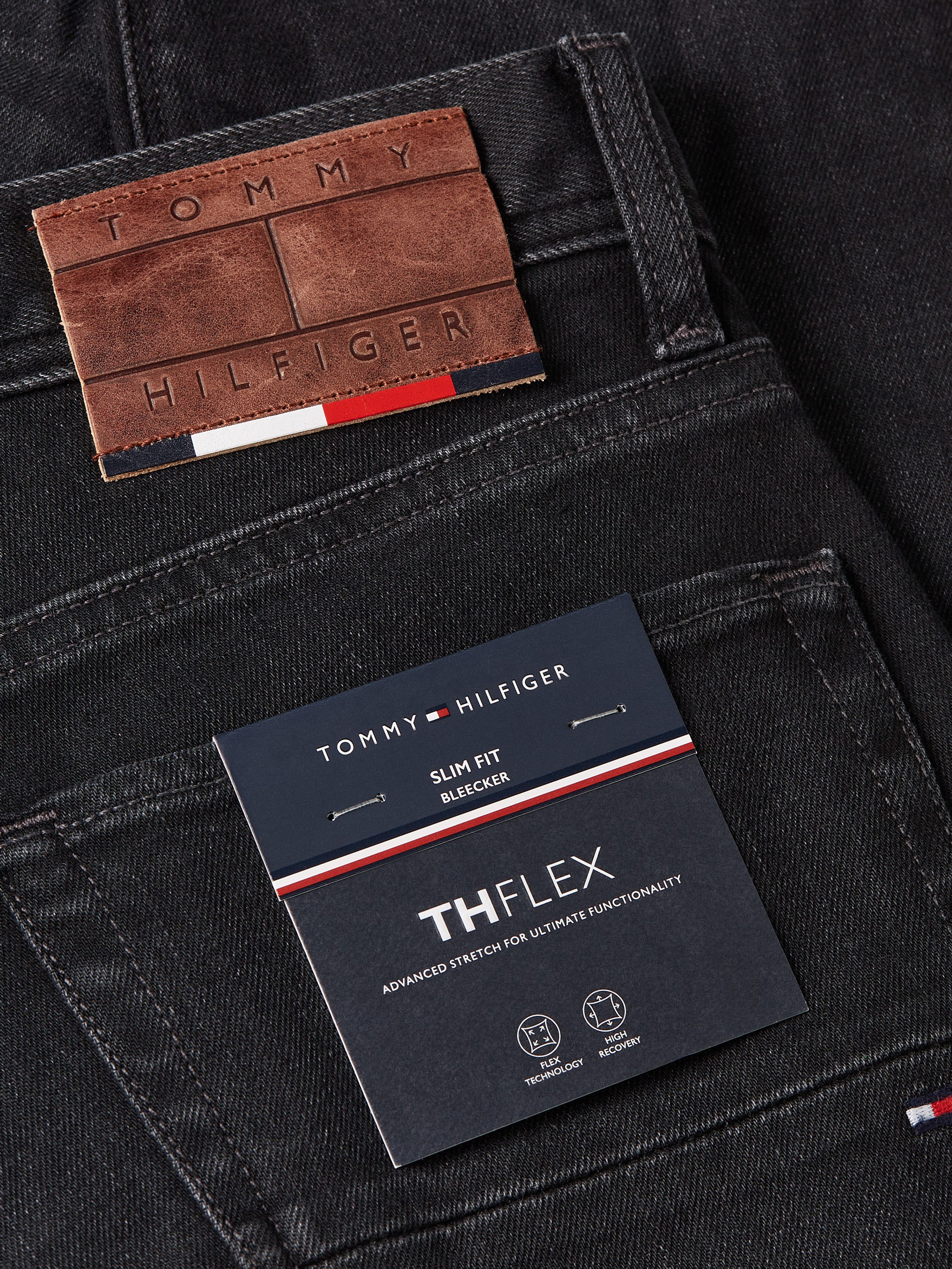 Tommy Hilfiger Slim fit jeans SLIM BLEECKER PSTR CROW BLACK