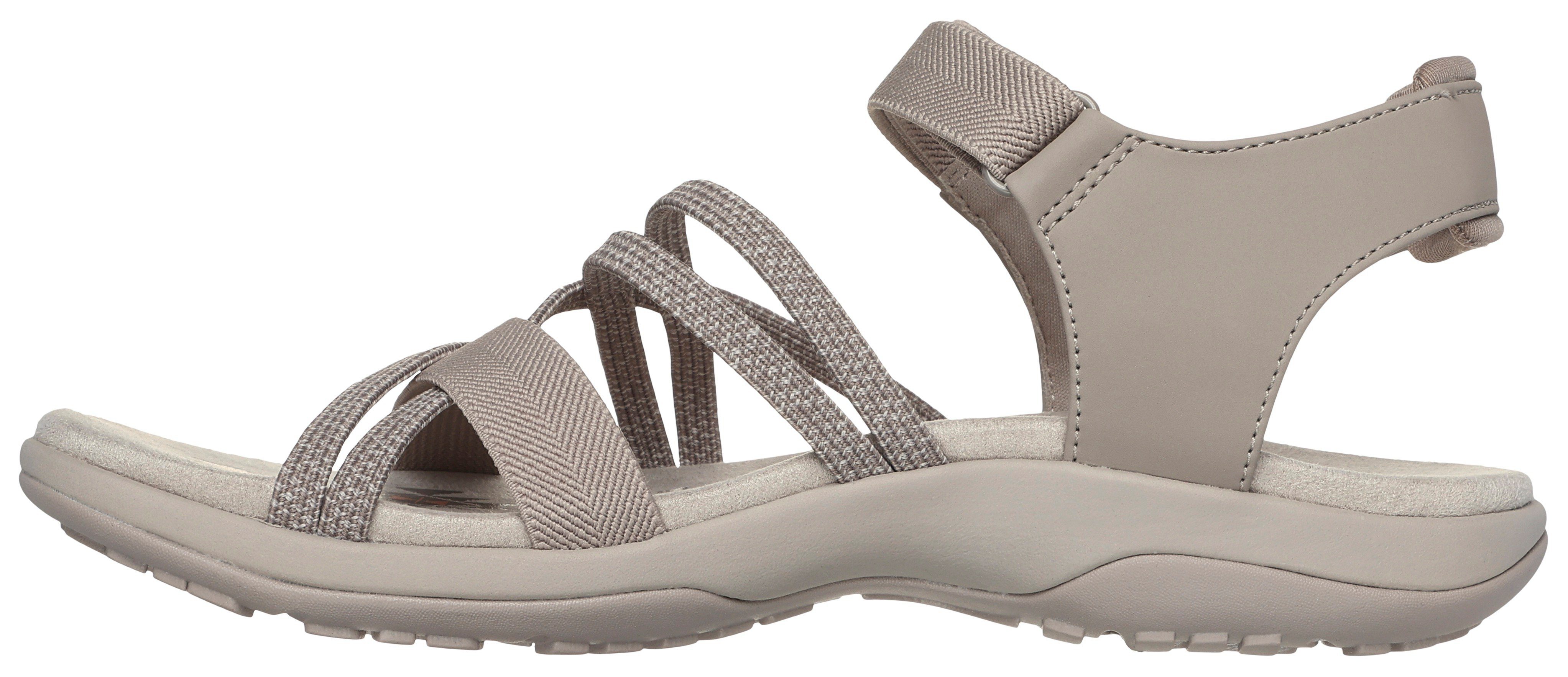 Skechers Sandalen REGGAE SLIM , zomerschoen, sandaal, klittenbandschoen, met memory foam