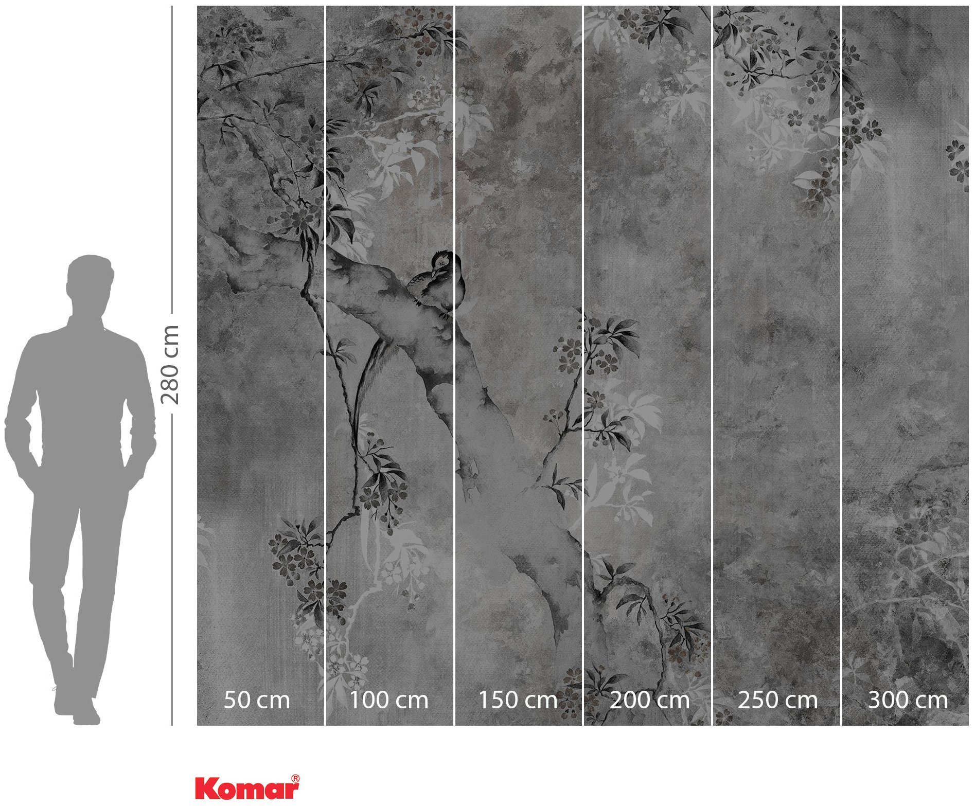 Komar Vliesbehang Digitale print vlies - Dynasty - Afmeting 300 x 280 cm