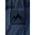alpenblitz gewatteerde jas "halden" met camouflageprint blauw