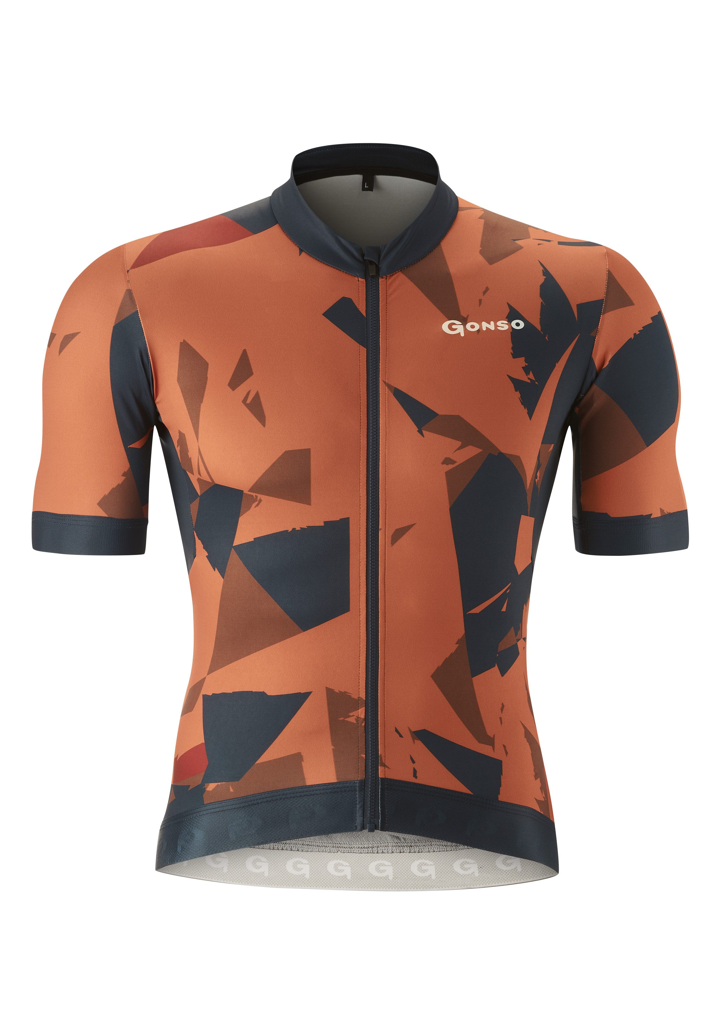 Gonso Fietsshirt TRESERO Heren fiets shirt met korte mouwen ademend fiets tricot met achterzak