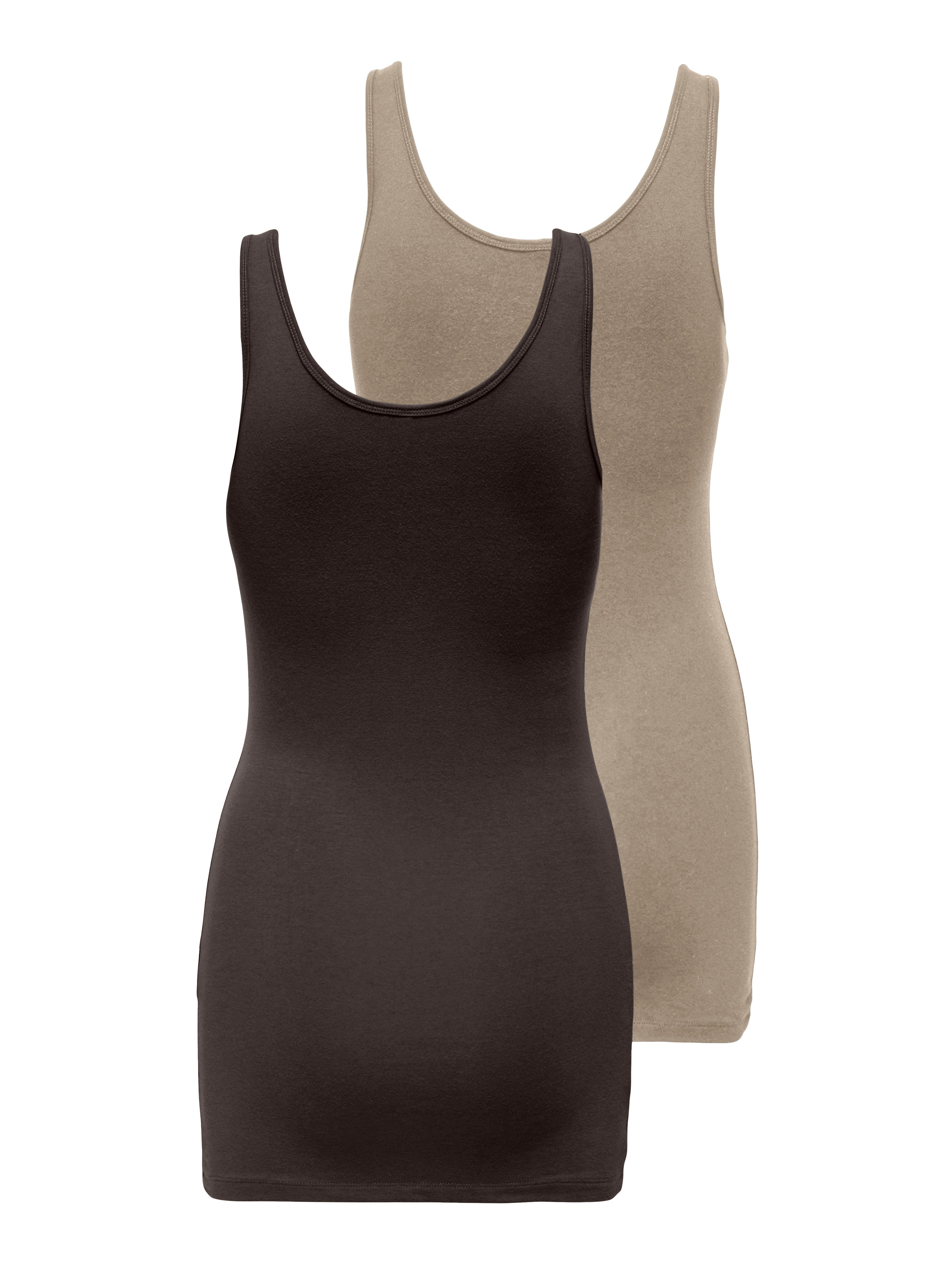 Only Tanktop ONLLIVE LOVE NEW LONG TT 2PACK NOOS (2-delig, Set van 2)