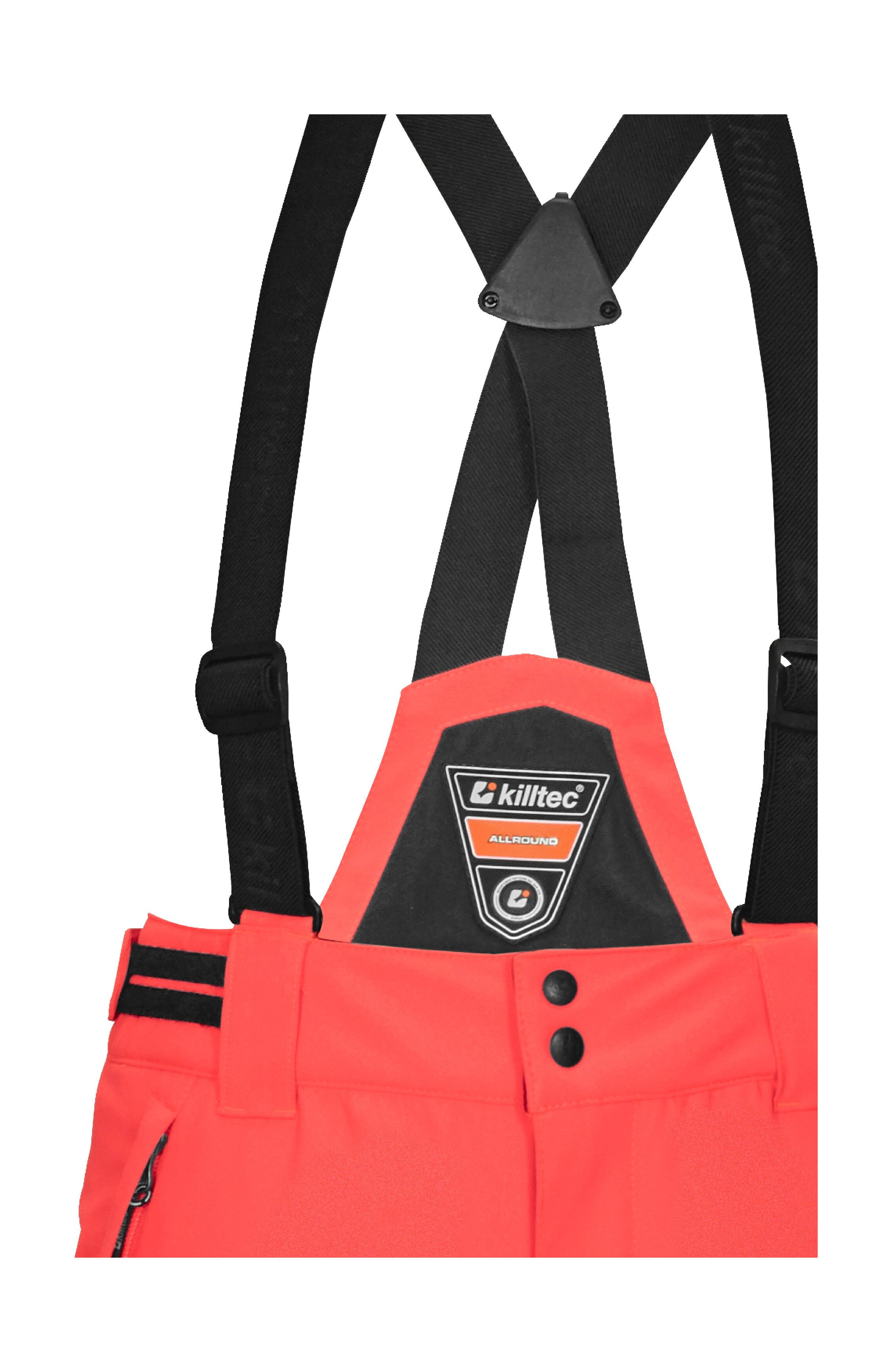 Killtec Skibroek KSW 77 GRLS SKI PNTS waterdicht, ademend, afneembare bretels, verstevigde zijband