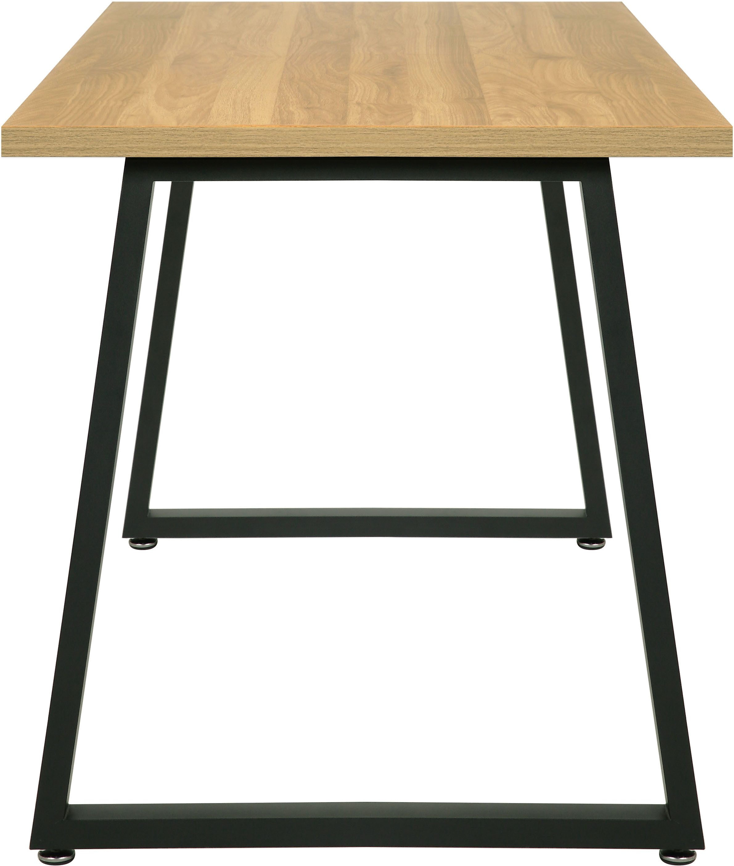 Home affaire Eettafel Soyans moderne kuipframe, in vier breedtes, melaminehars gecoat