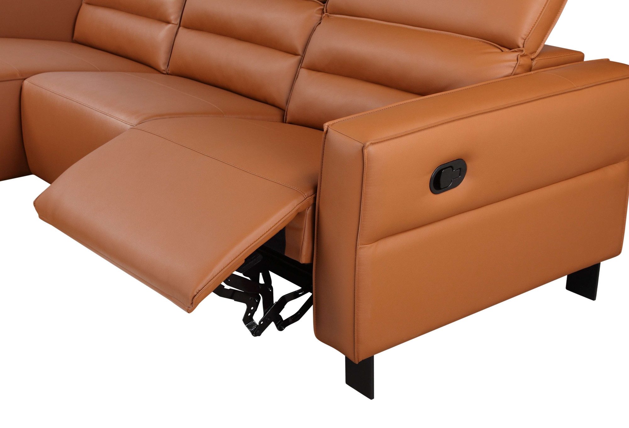 Places of Style Hoekbank Carpari, L-vorm, 263 cm, handmatige of elektrische relaxfunctie