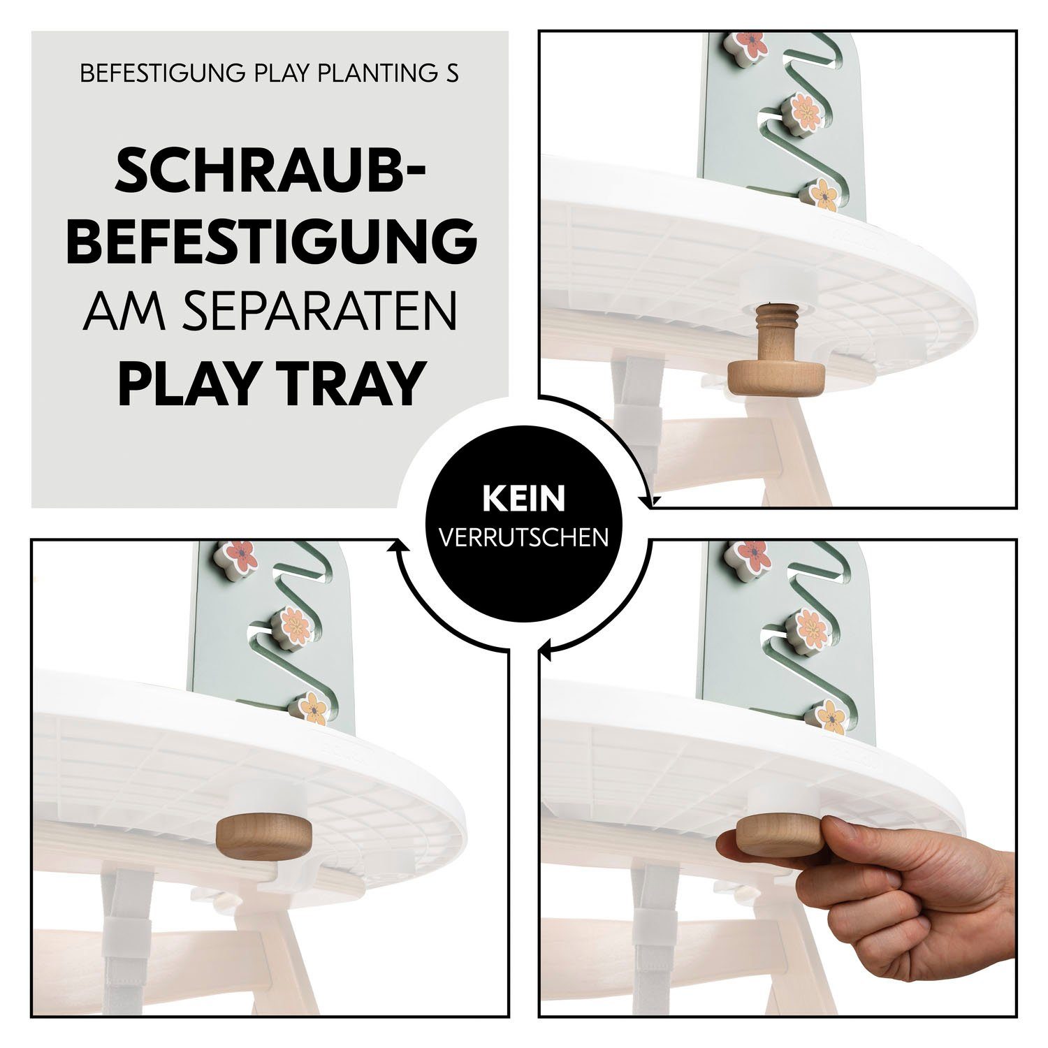 Hauck Motoriekbord Play Planting S Flowers FSC®- beschermt bos - wereldwijd