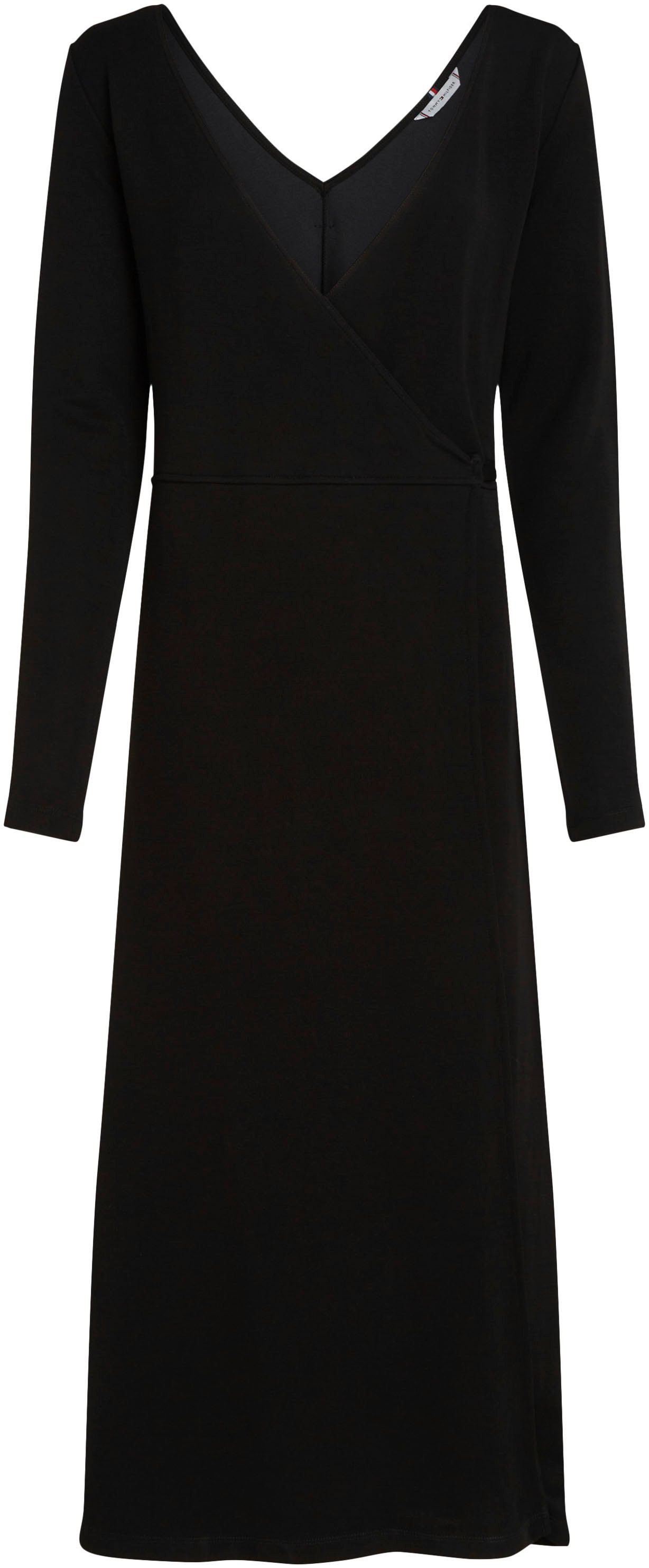 Tommy Hilfiger Wikkeljurk F&F WRAP MIDI DRESS LS