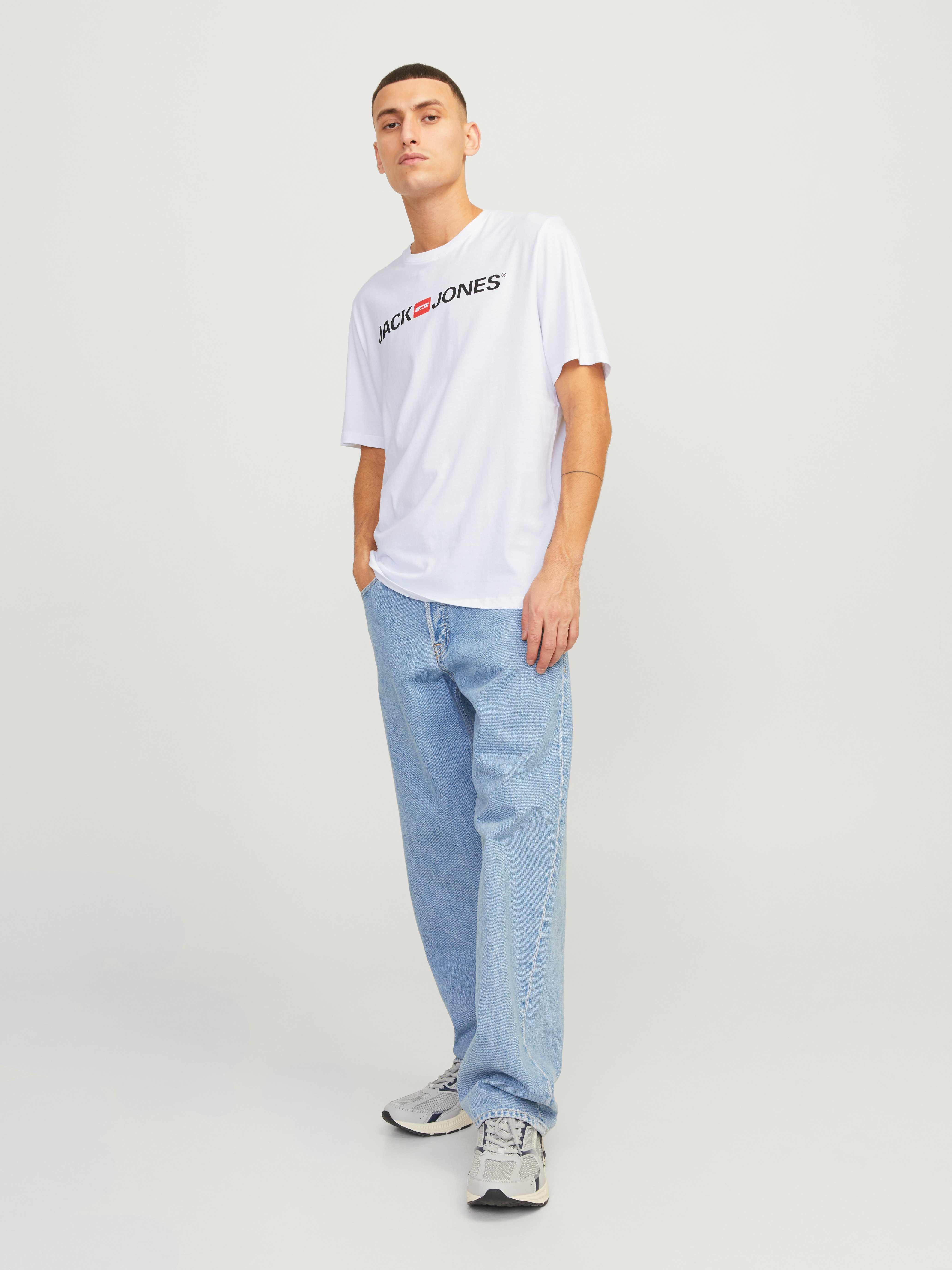 Jack & Jones Shirt met ronde hals JJECORP OLD LOGO TEE SS O-NECK NOOS