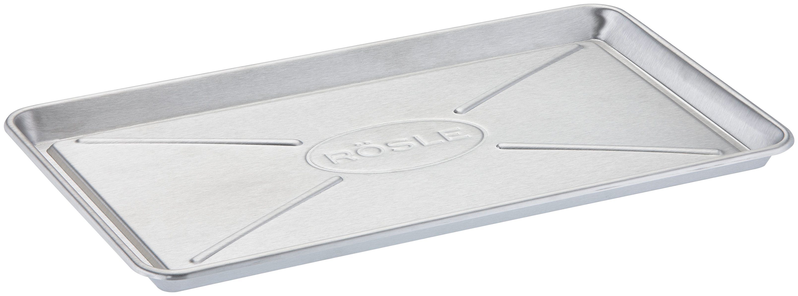 ROESLE Barbecueschaal 25221 Roestvrij staal schaal voor gas- en kolengrills, vaatwasmachinebestendig (1 stuk) bbq-accessoires zilver(kleur)