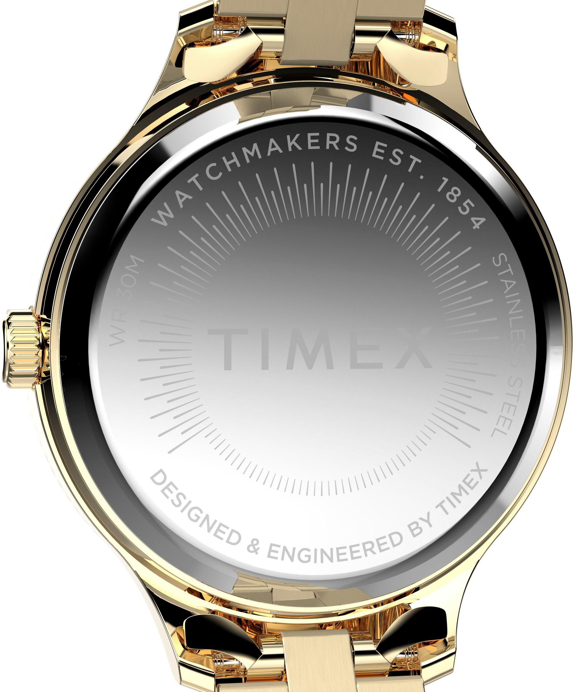 Timex Kwartshorloge PEYTON Polshorloge, dameshorloge, roestvrijstalen band, analoog