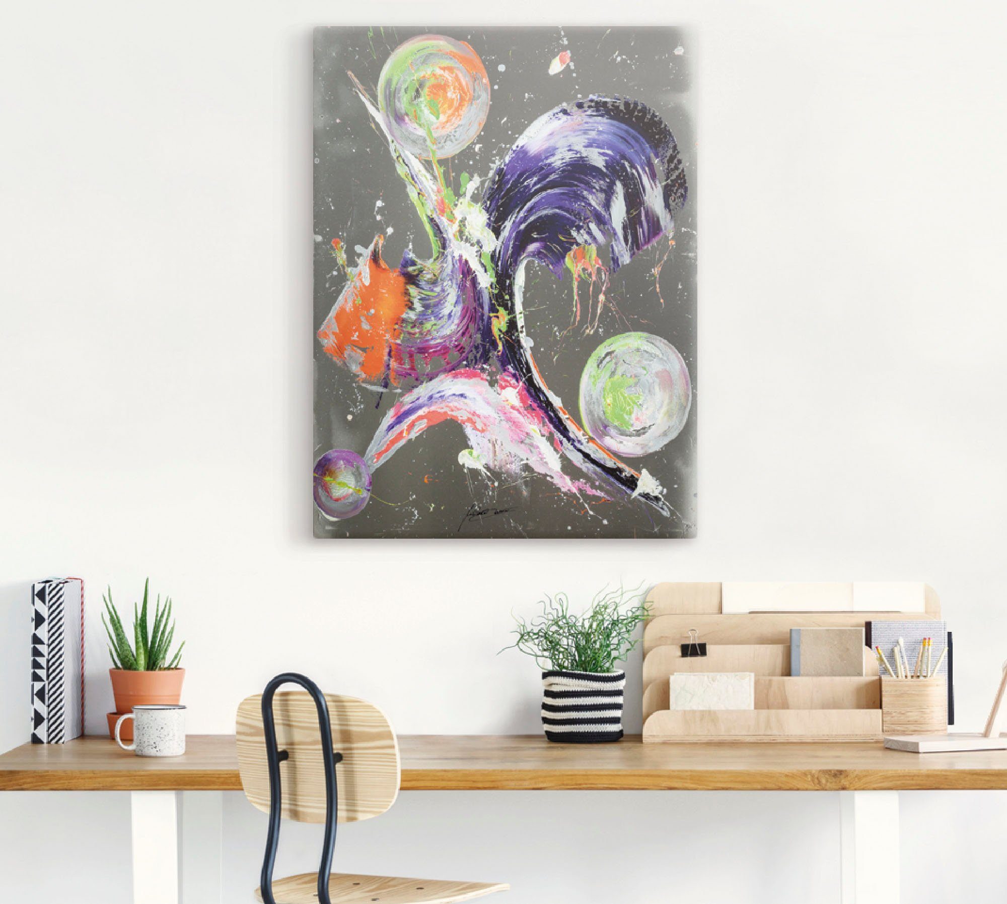 Artland Artprint Abstractie XXI als artprint op linnen, poster in verschillende formaten maten