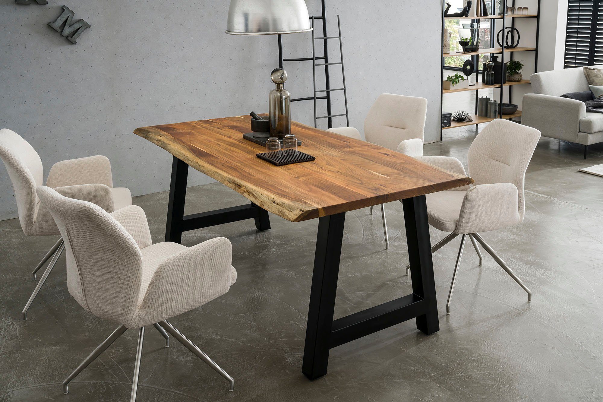 SalesFever Eettafel Massief hout geolied en tweevoudig gewaxt