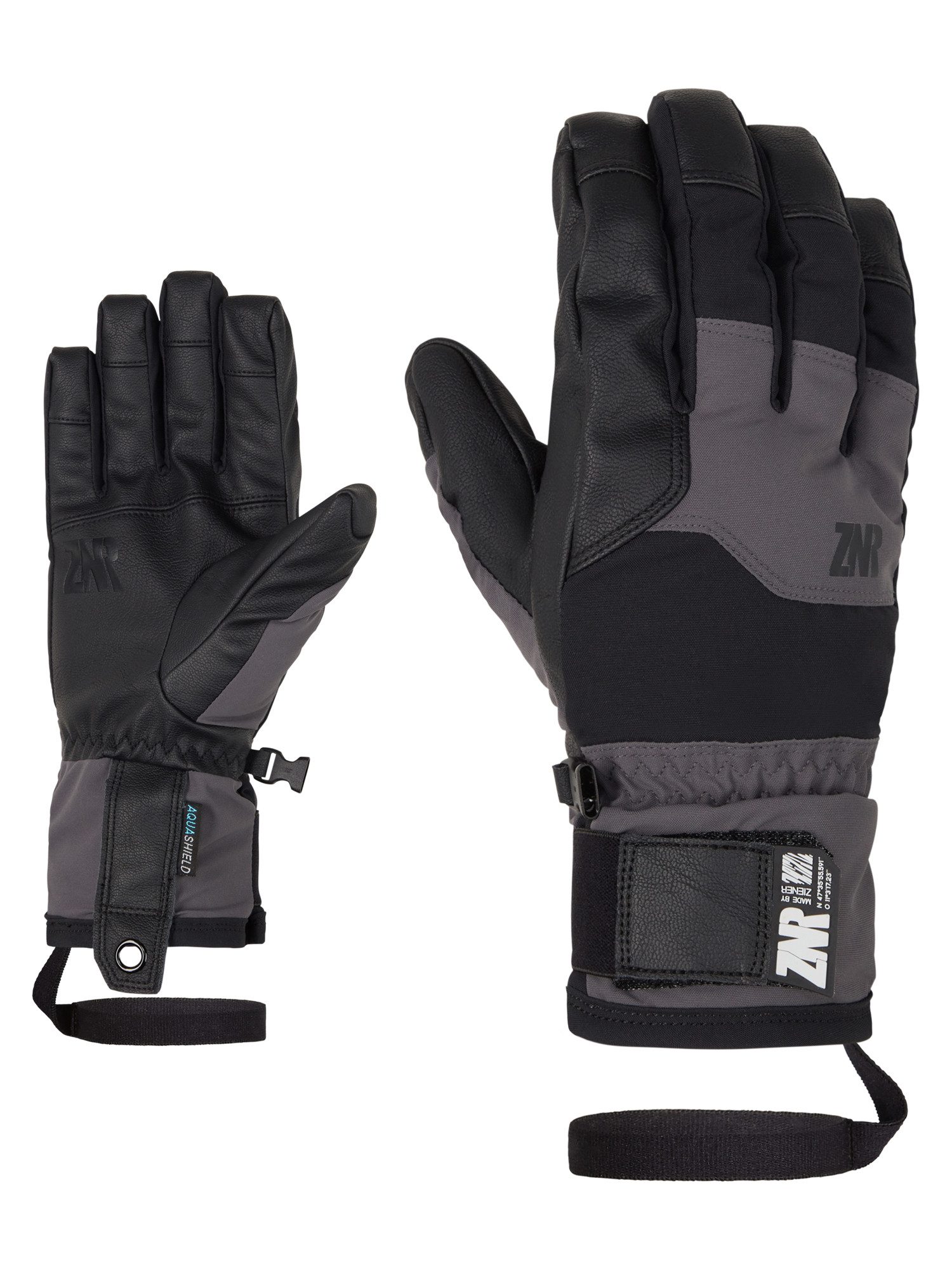 Ziener Skihandschoenen GONNO AS heren handschoenen maat XL zwart