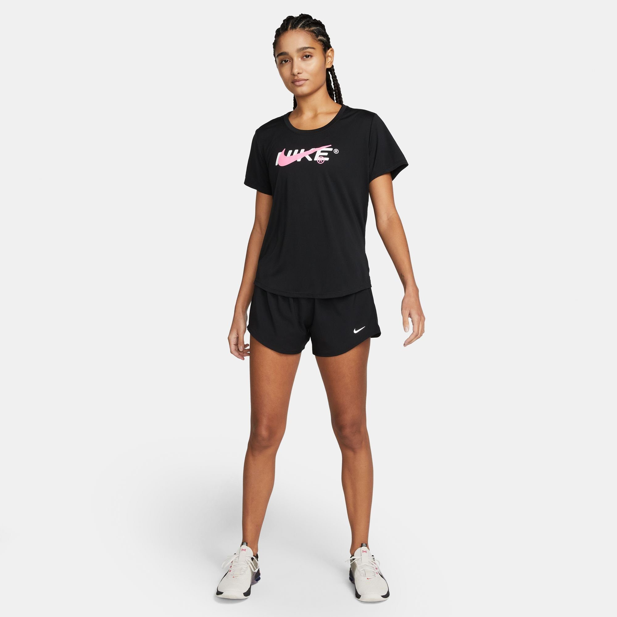 Nike Trainingsshort DRI-FIT ONE WOMEN'S MID-RISE BRIEF-LINED SHORTS