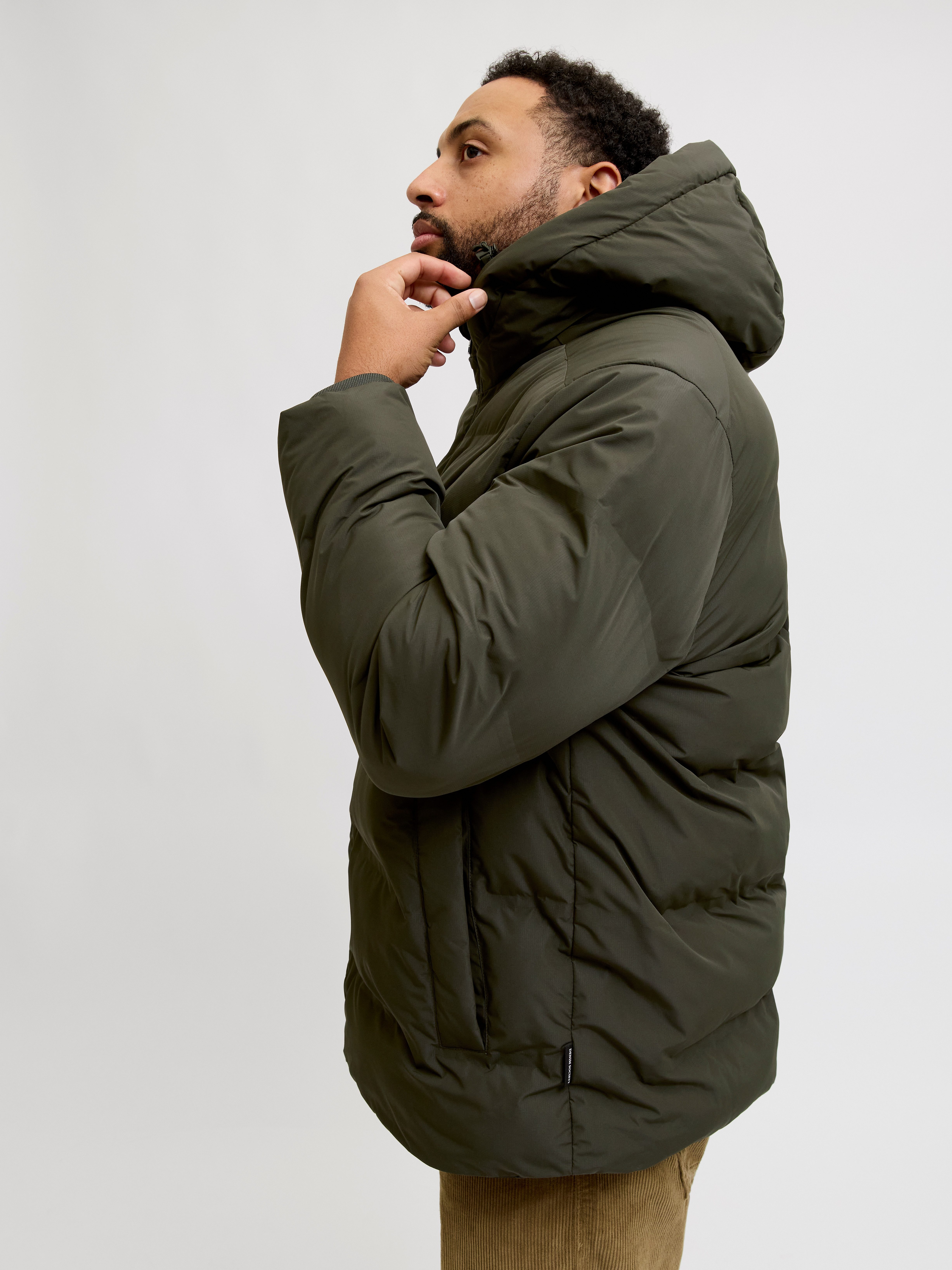 Jack & Jones PlusSize Gewatteerde jas JJESOHO PUFFER HOOD SN PLS